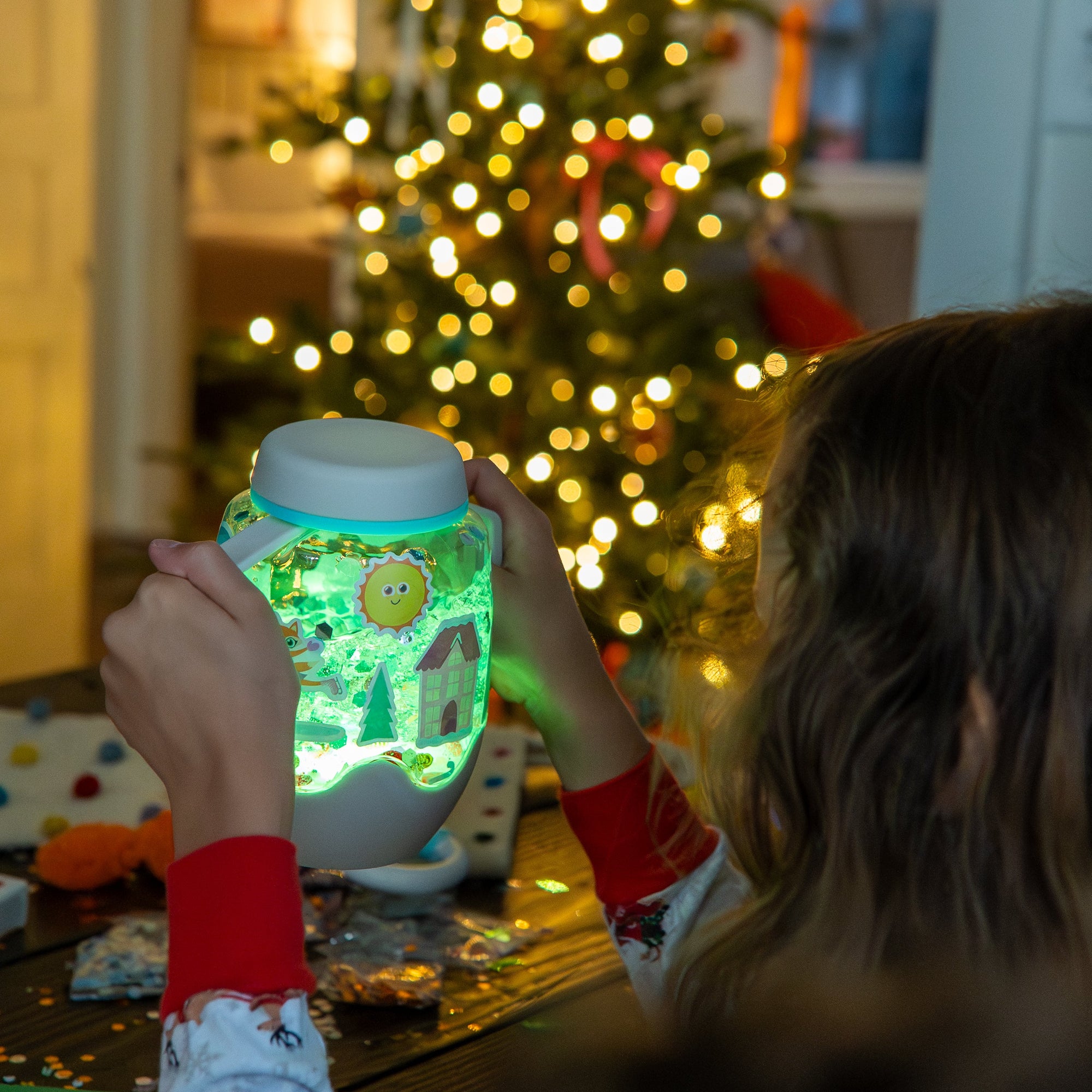 DIY Sensory Snowglobe Gift Set