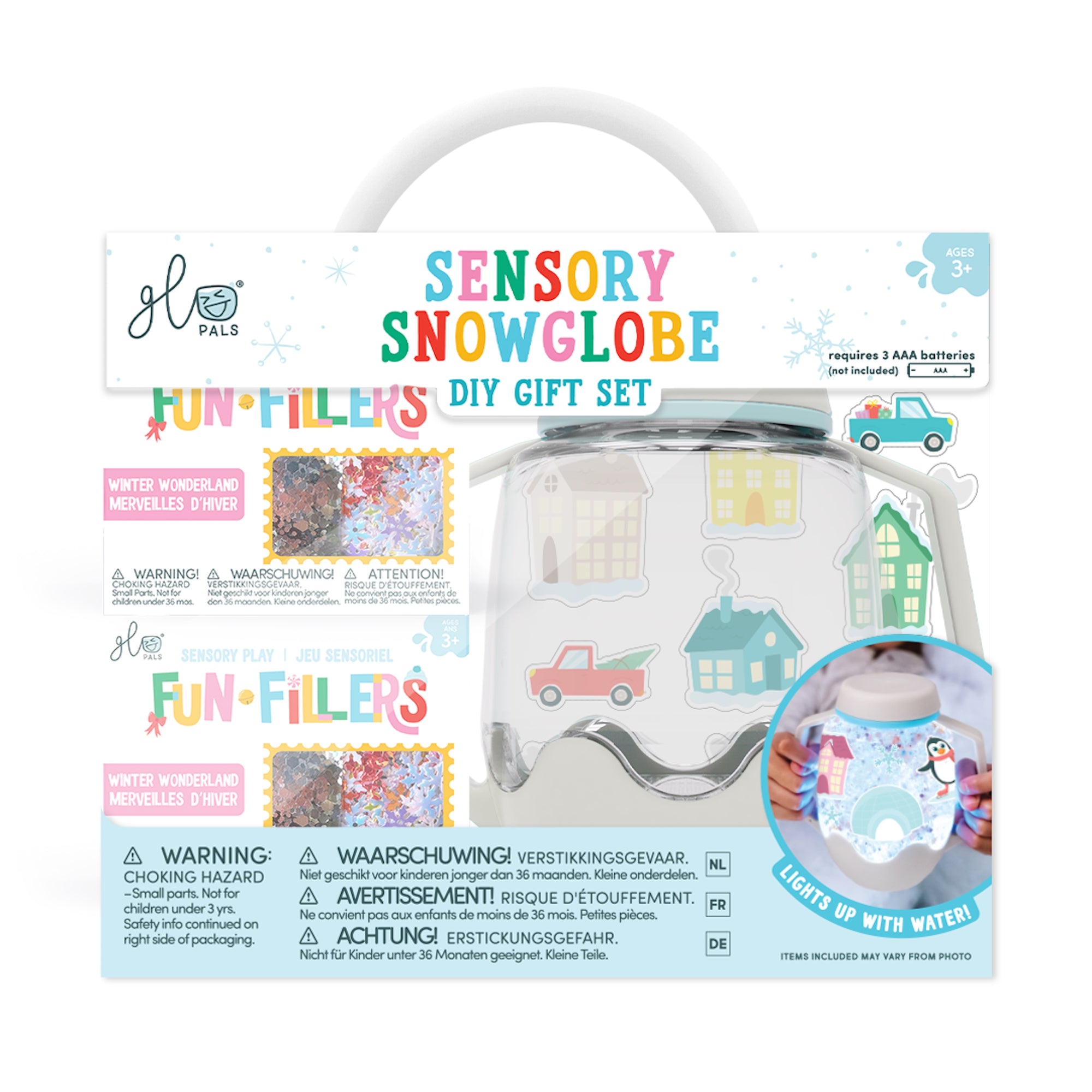 DIY Sensory Snowglobe Gift Set