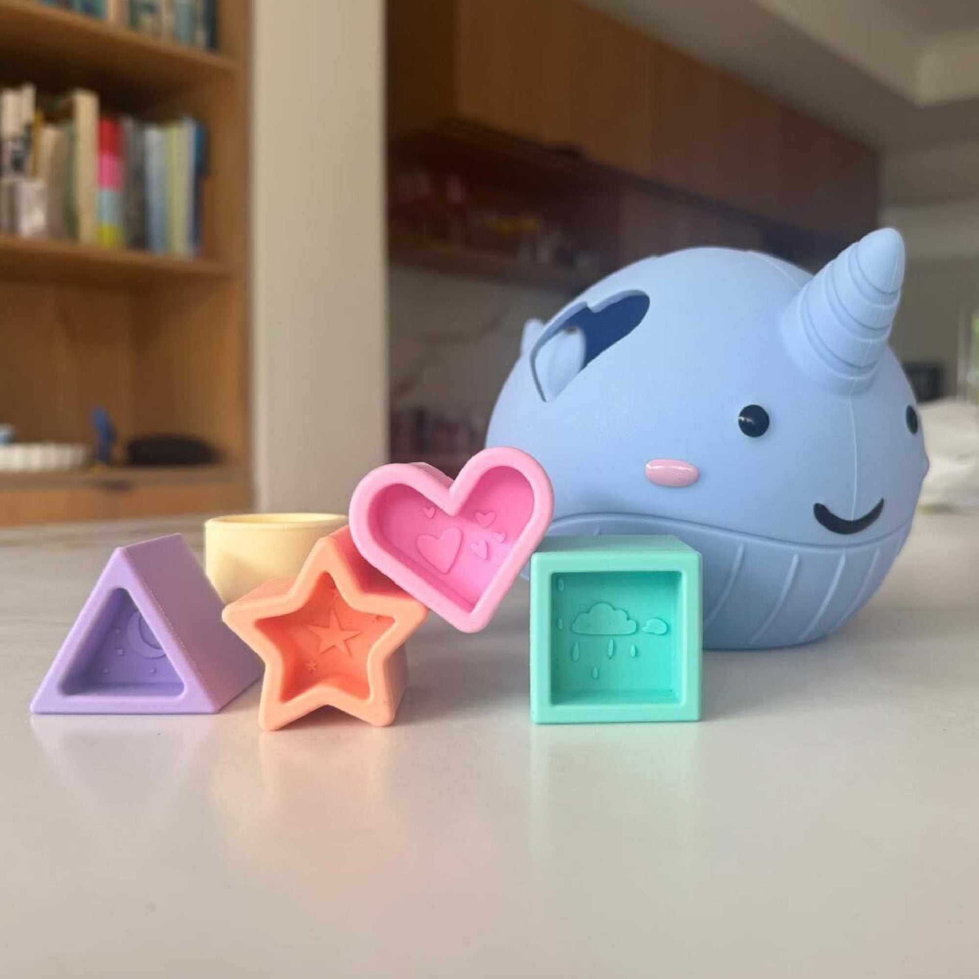 Narwhal Shape Sorter Jellystone Designs