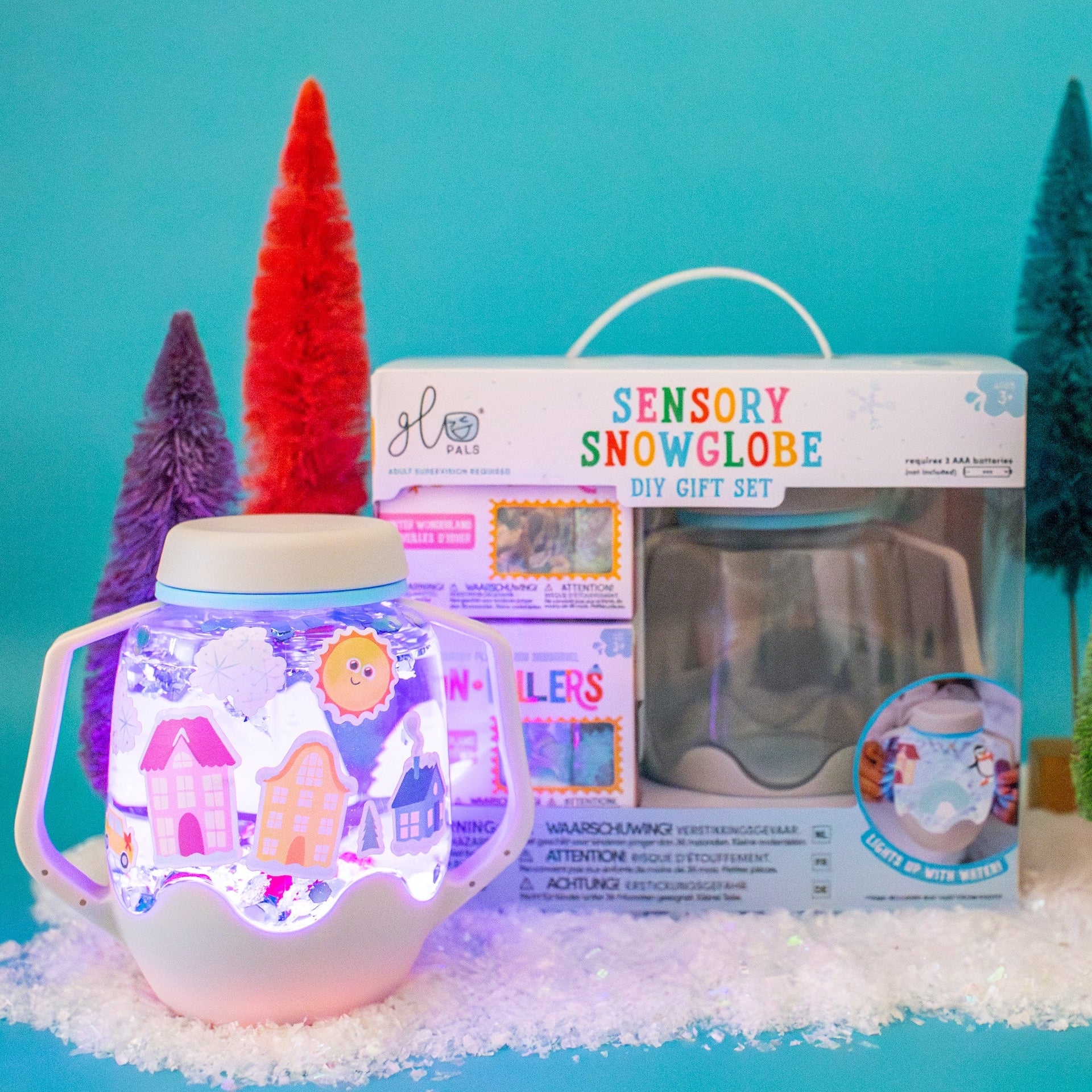 DIY Sensory Snowglobe Gift Set