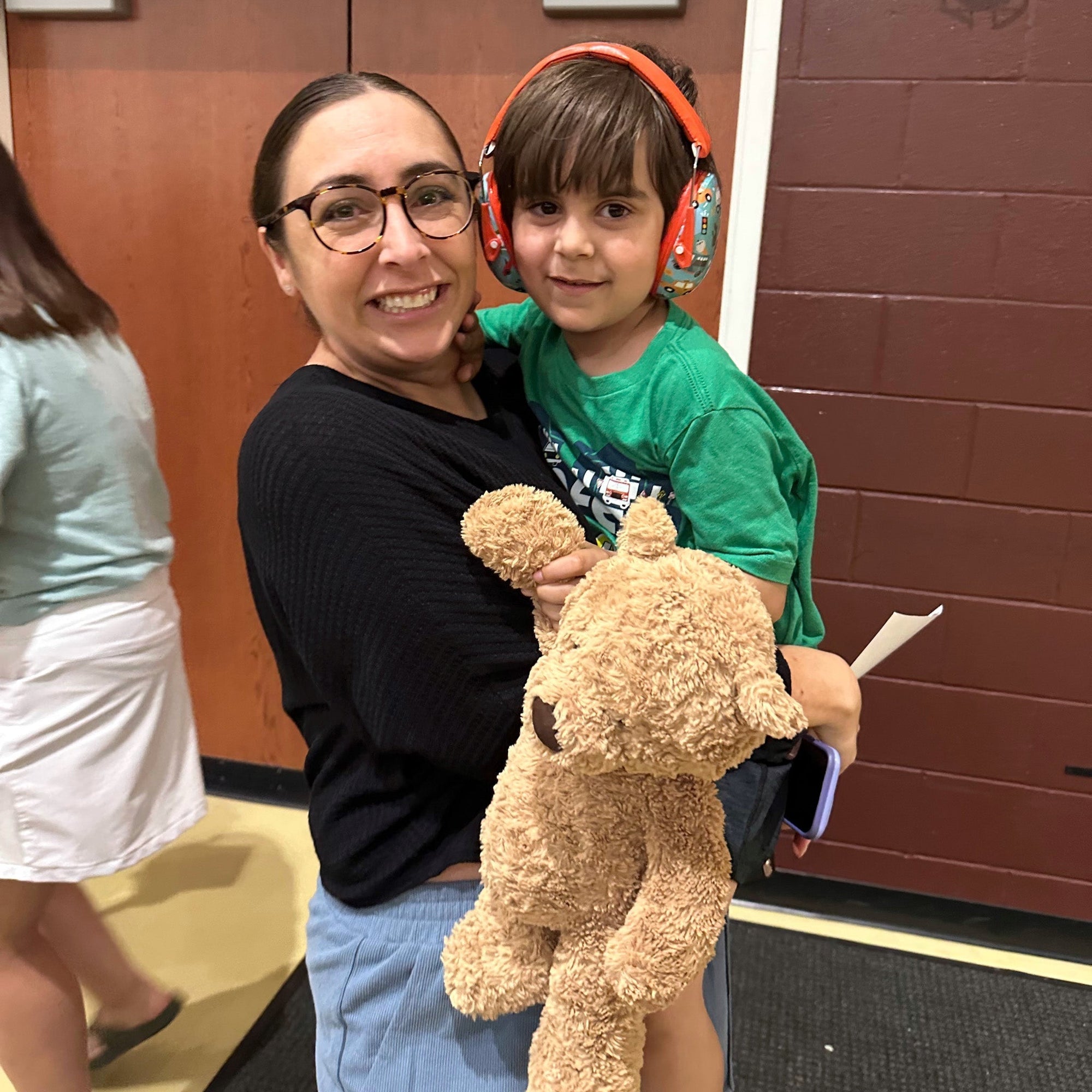 Jessie and John attending Safety Town together