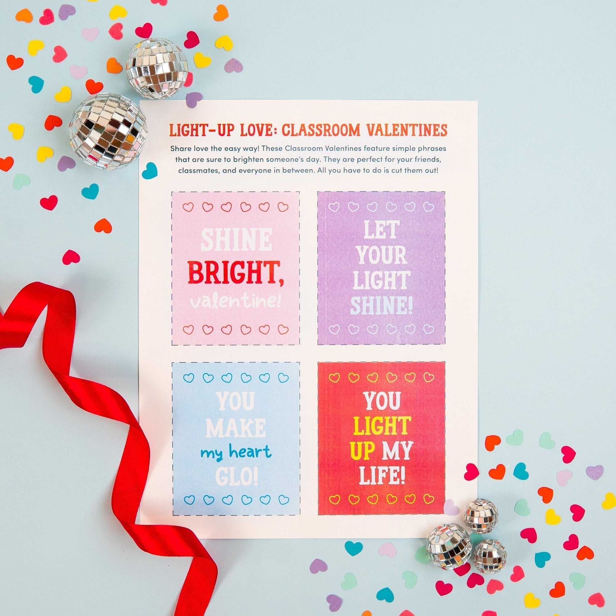 Light‑Up Love:  Classroom Valentines That Shine