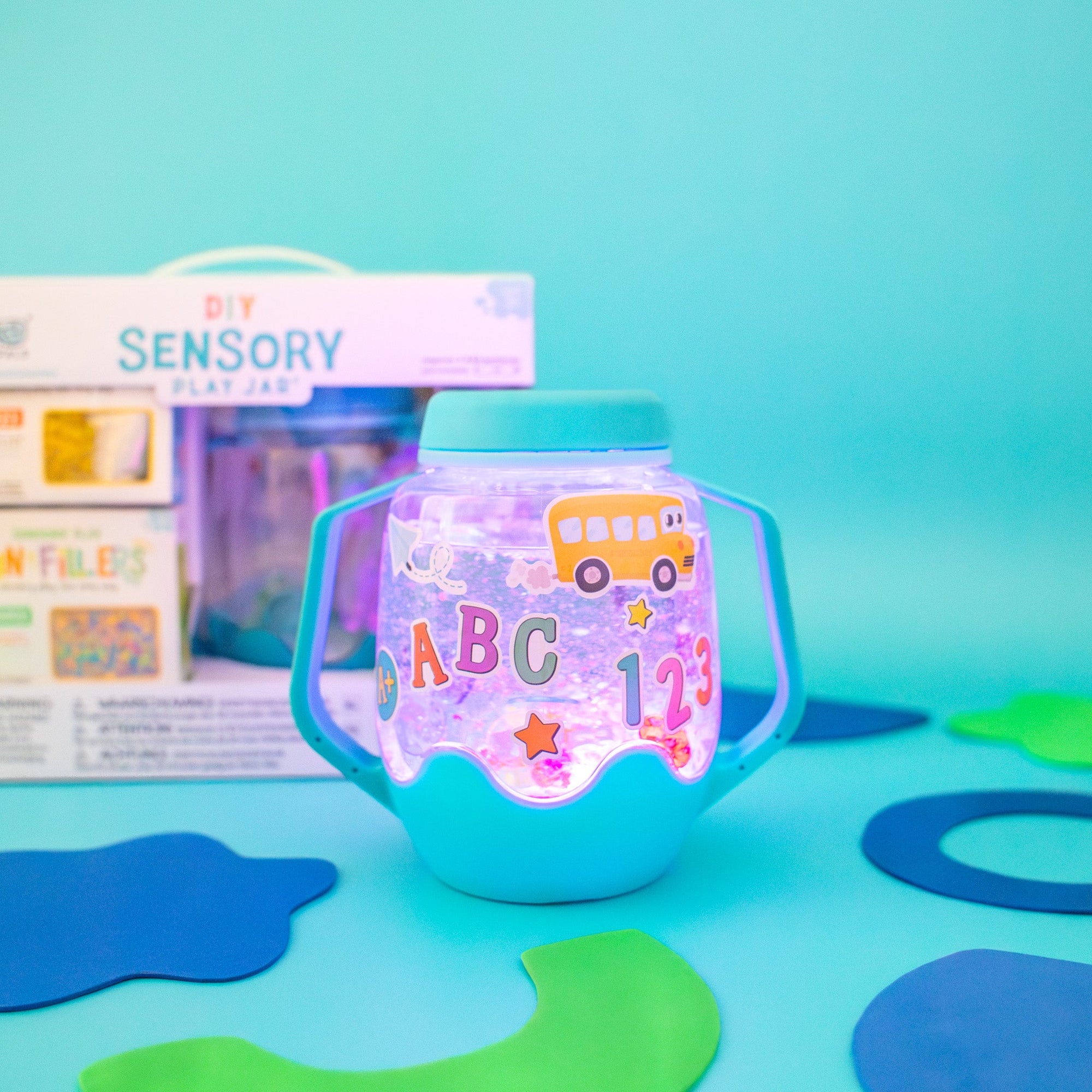 DIY Sensory Play Jar  With Us!