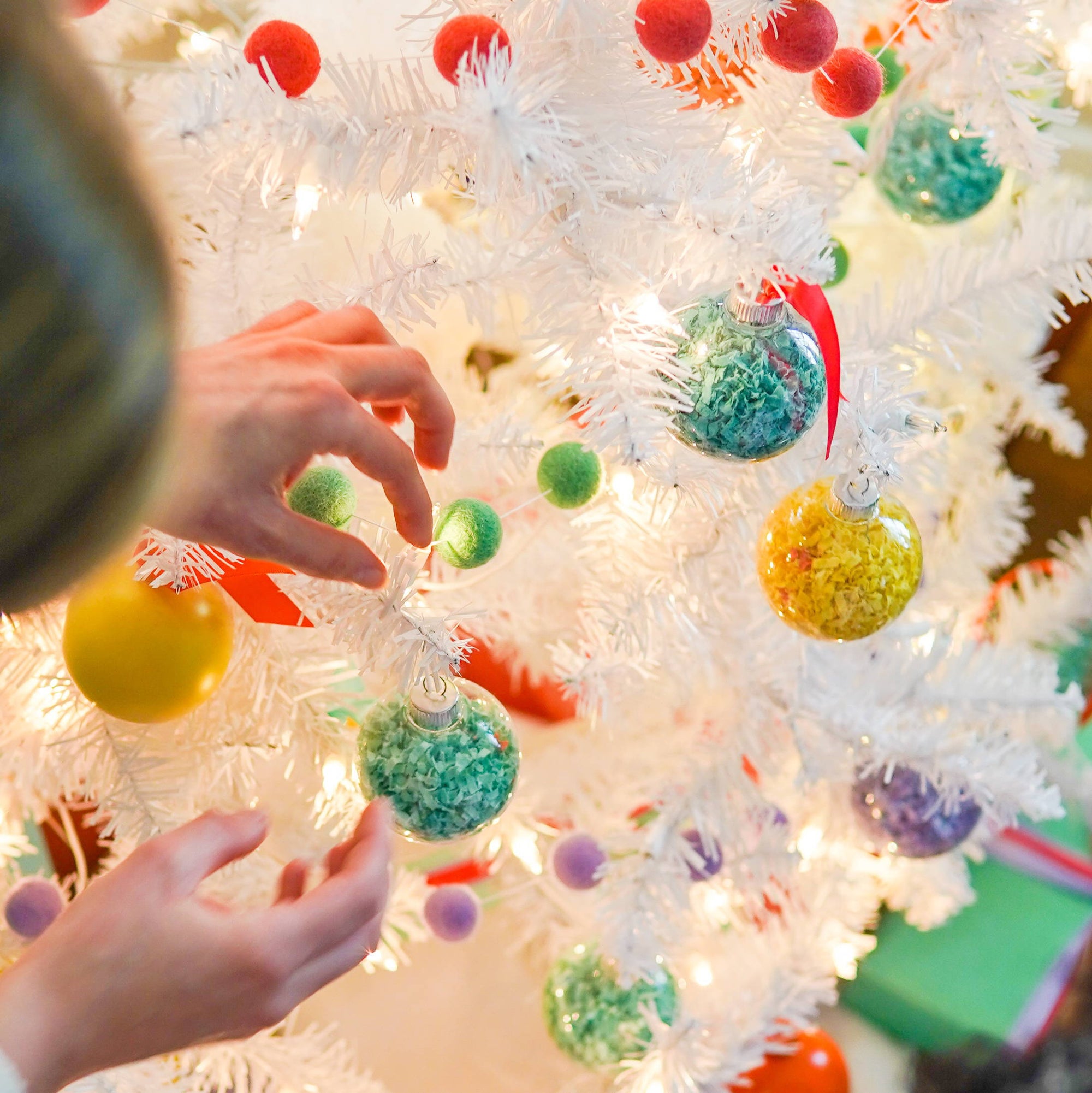 DIY Colorful Ornaments