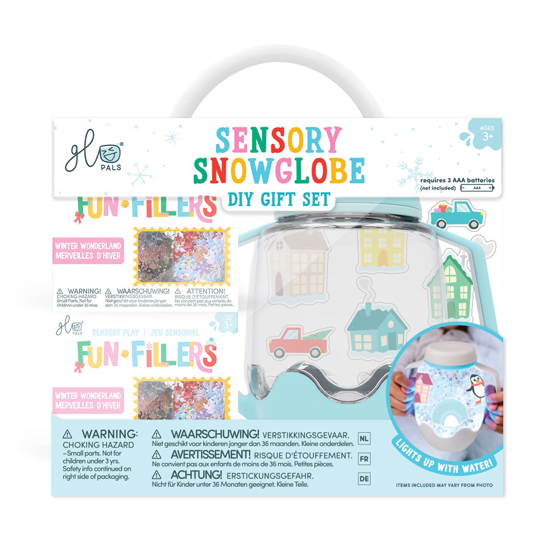 DIY Sensory Snowglobe Gift Set
