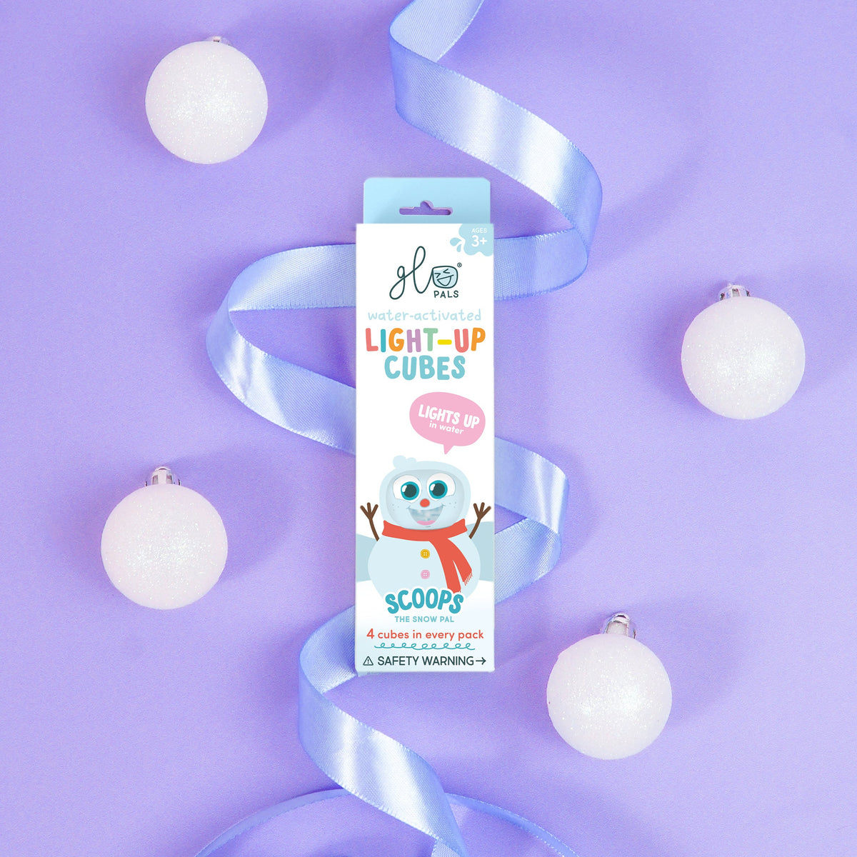 Scoops the Snow Pal Light-Up Cubes 4-Pack