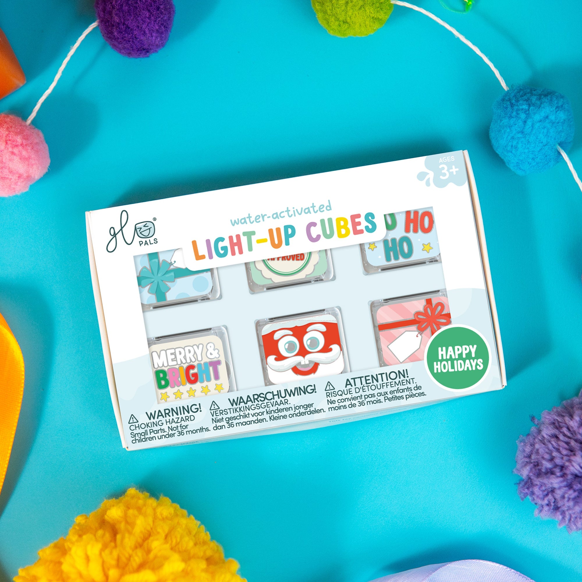 Christmas Light-Up Cubes 6-Pack