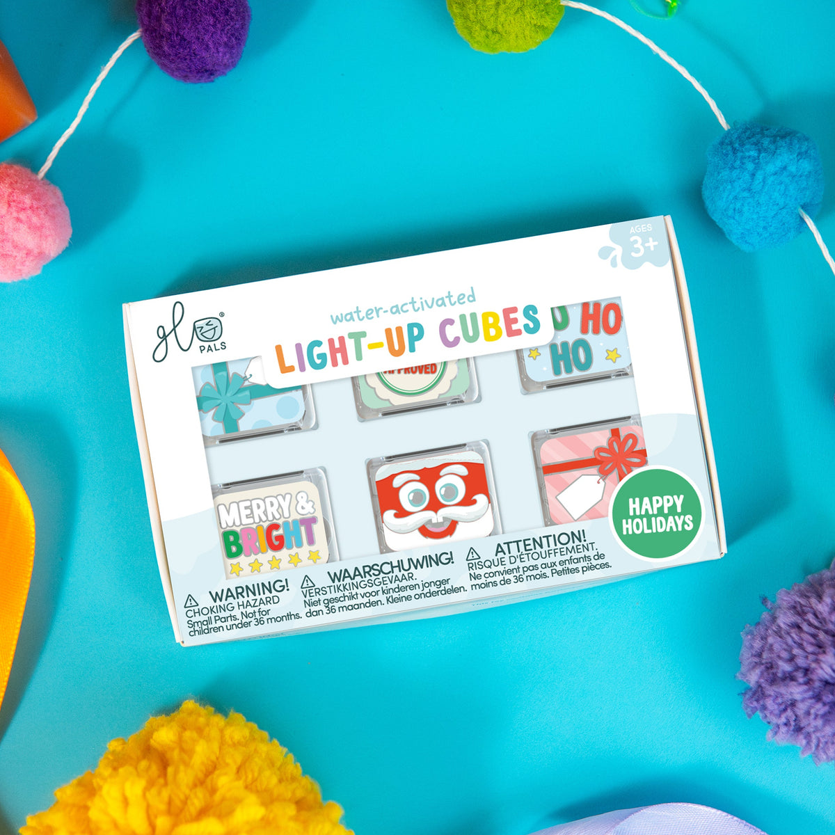 Christmas Light-Up Cubes 6-Pack