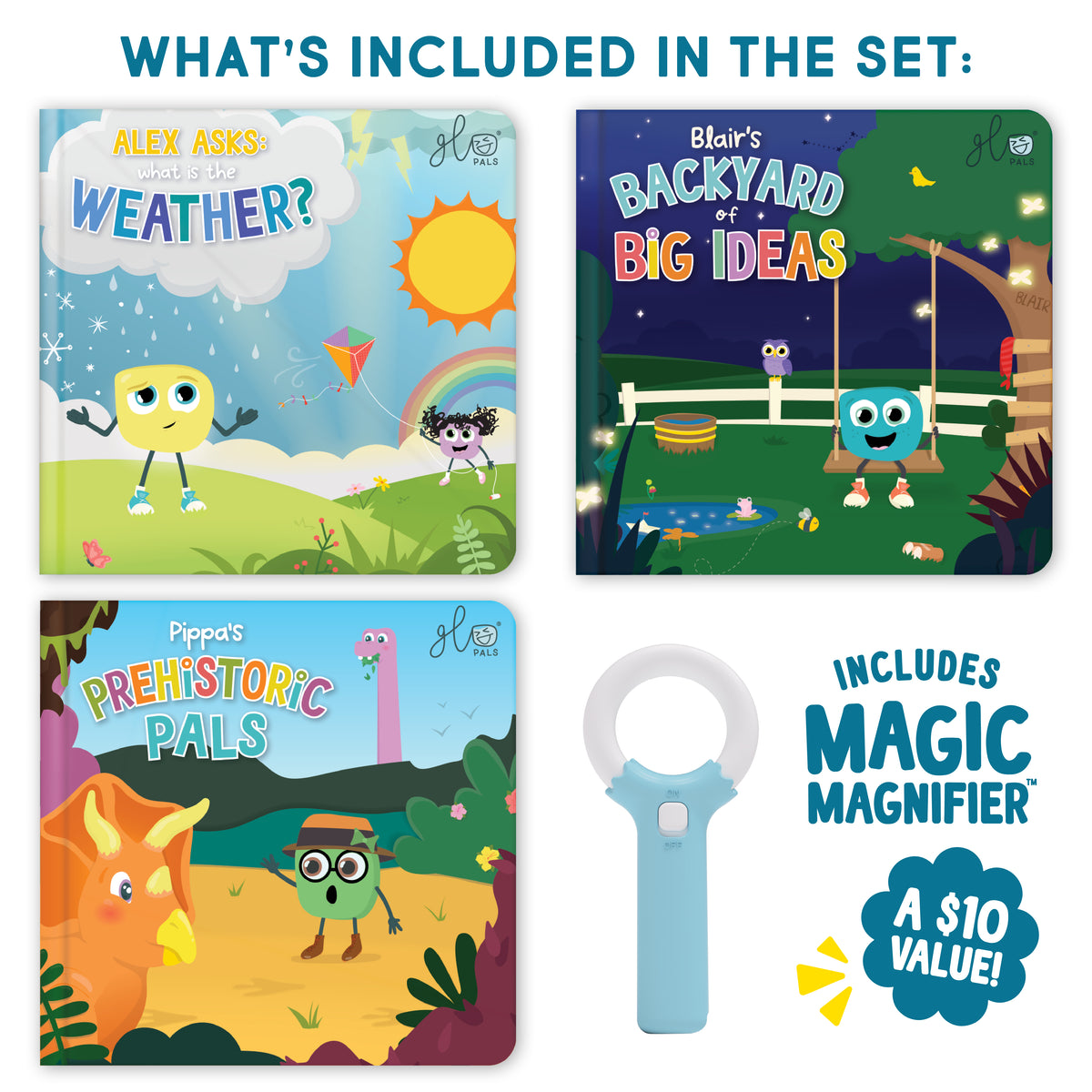 3-Pack Book Set + Glo Pal Gift Subscription