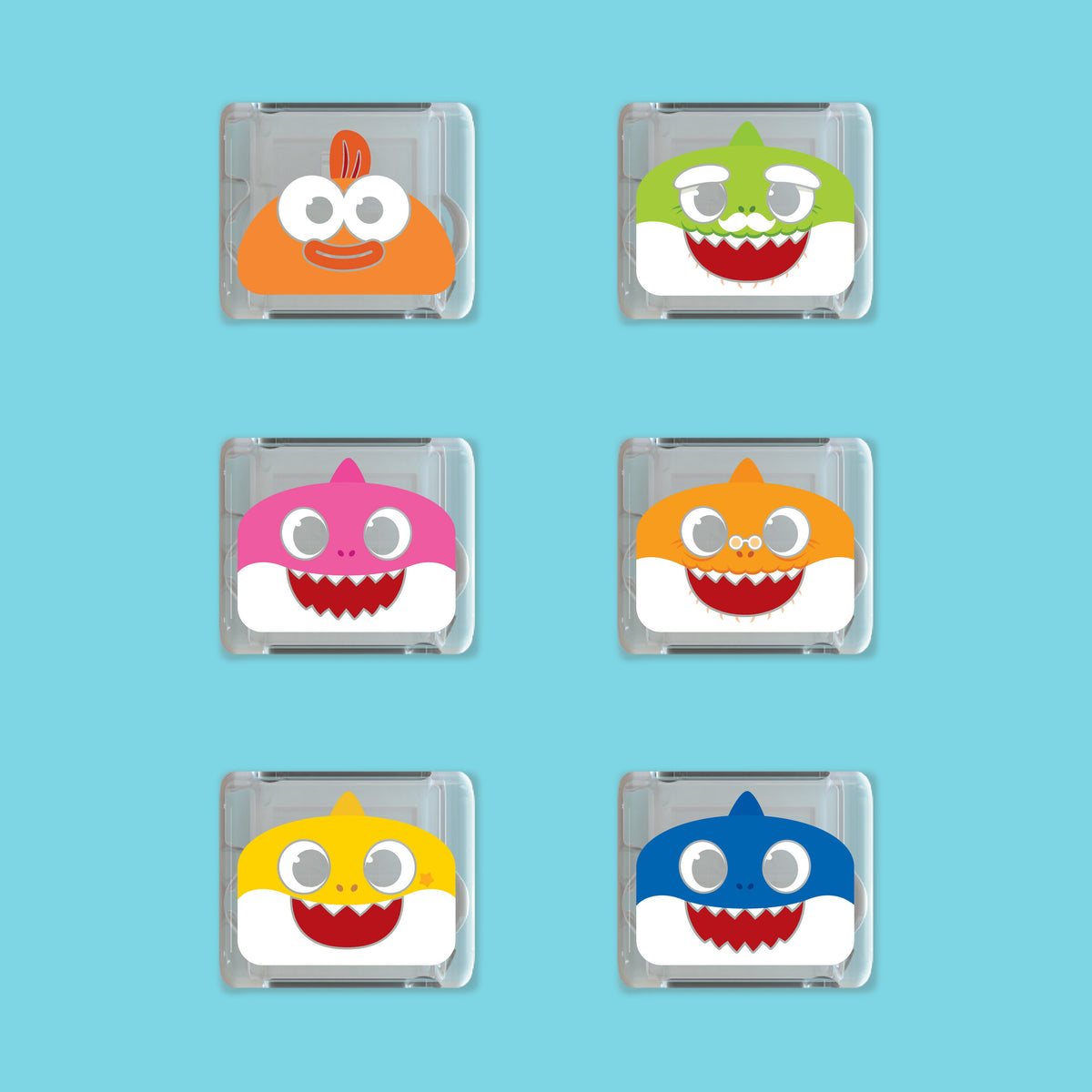 Baby Shark Light-Up Cubes 6-Pack