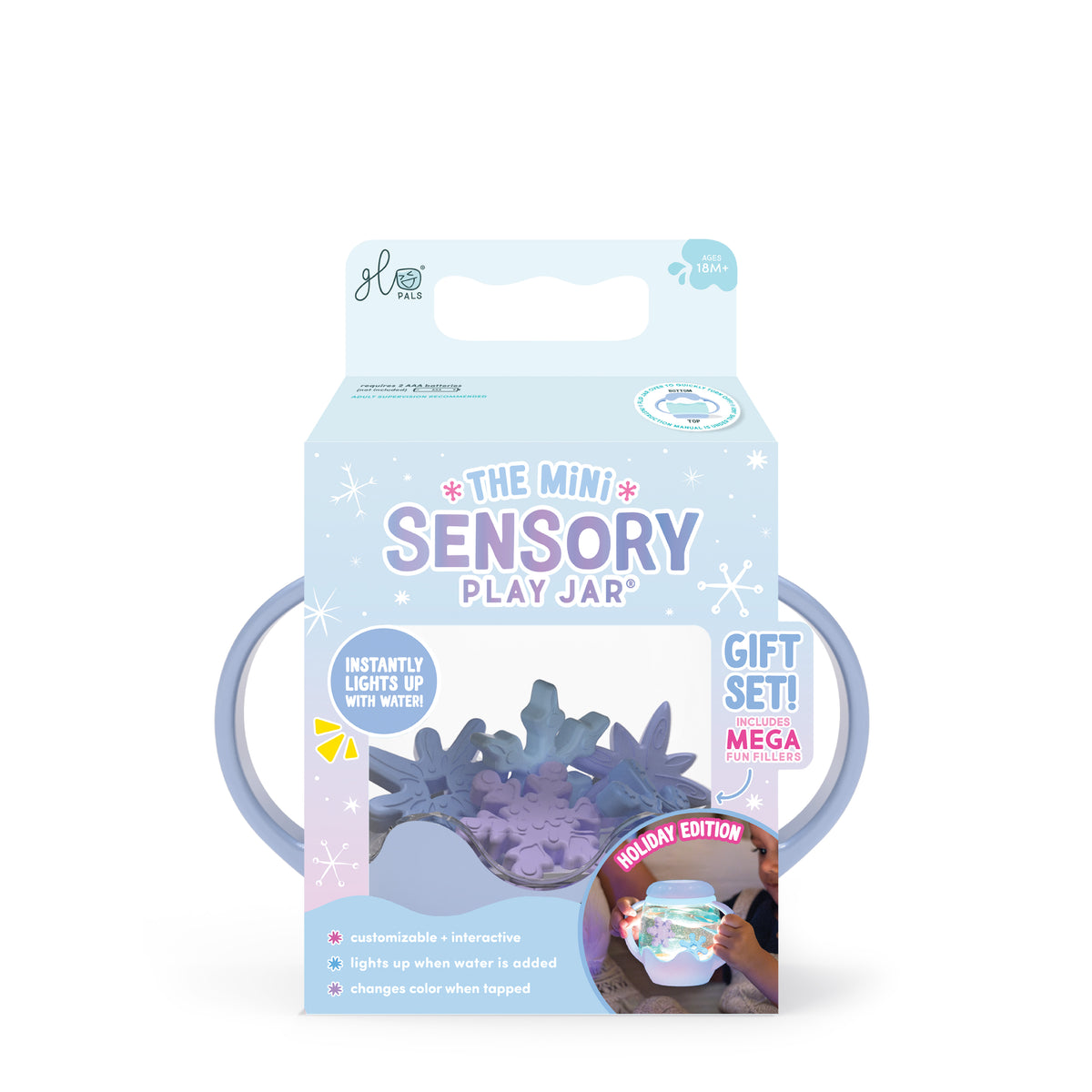 Mini Sensory Play Jar® Gift Set, Snowy