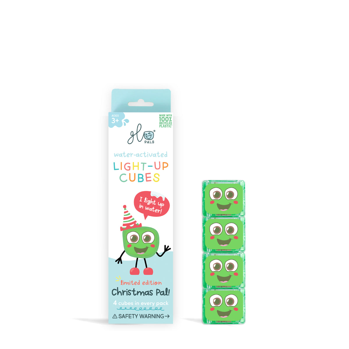 Christmas Pal Light-Up Cubes 4-Pack - Limited Edition