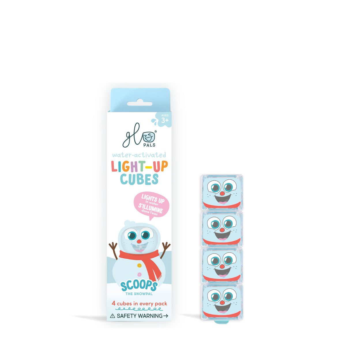 Scoops the Snow Pal Light-Up Cubes 4-Pack
