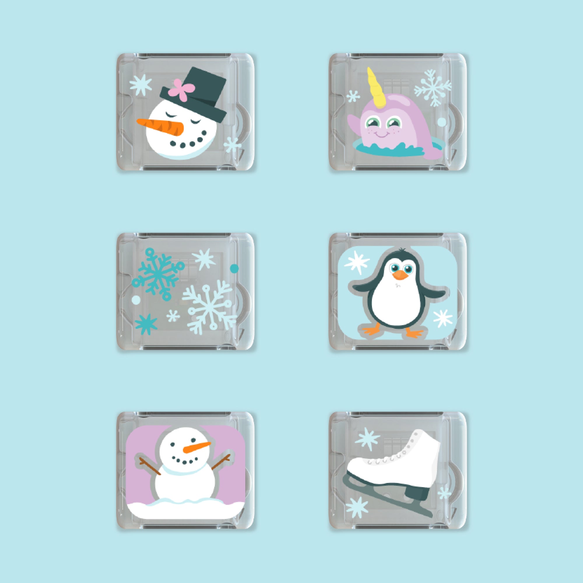 Winter Light-Up Cubes 6-Pack