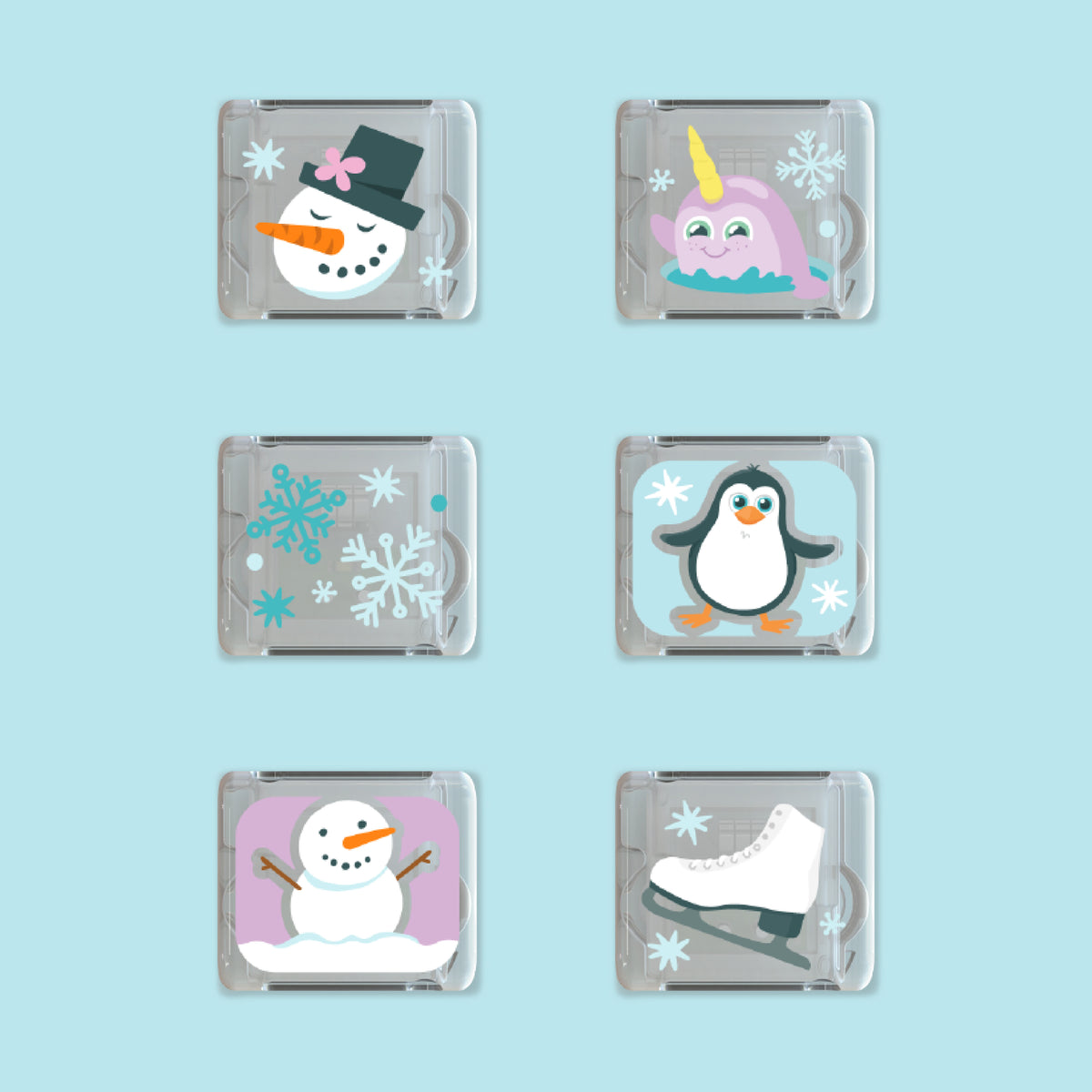 Winter Light-Up Cubes 6-Pack