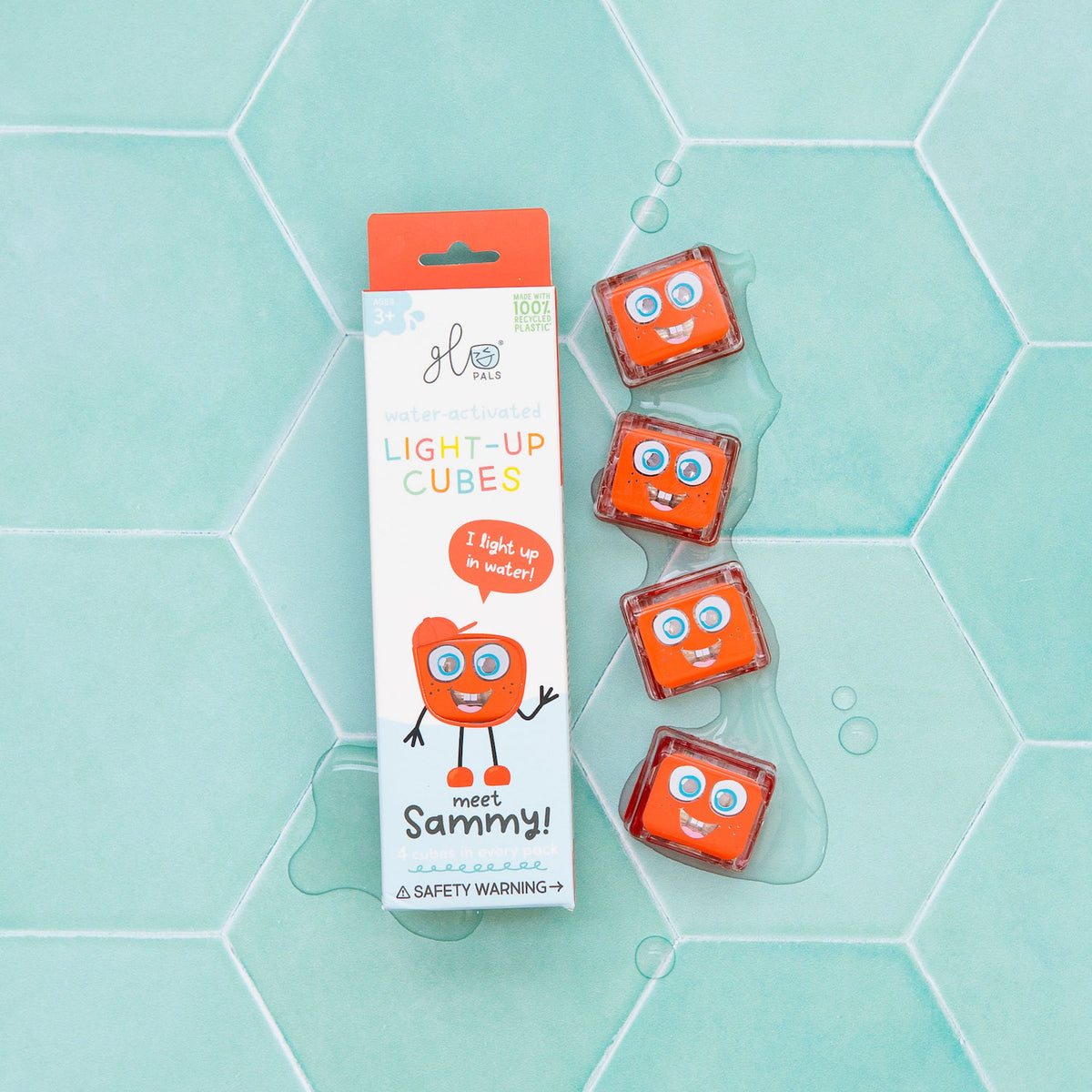 Sammy Light-Up Cubes 4-Pack