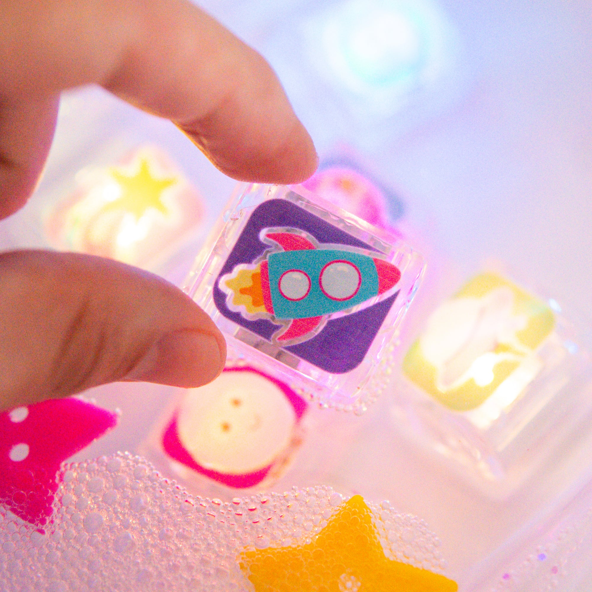 Stellar Space Light-Up Cubes 6-Pack