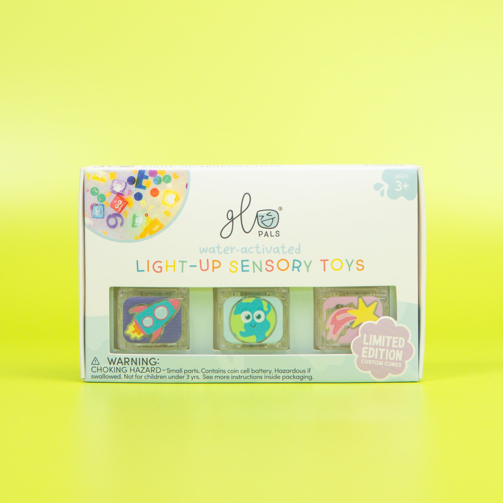 Stellar Space Light-Up Cubes 6-Pack