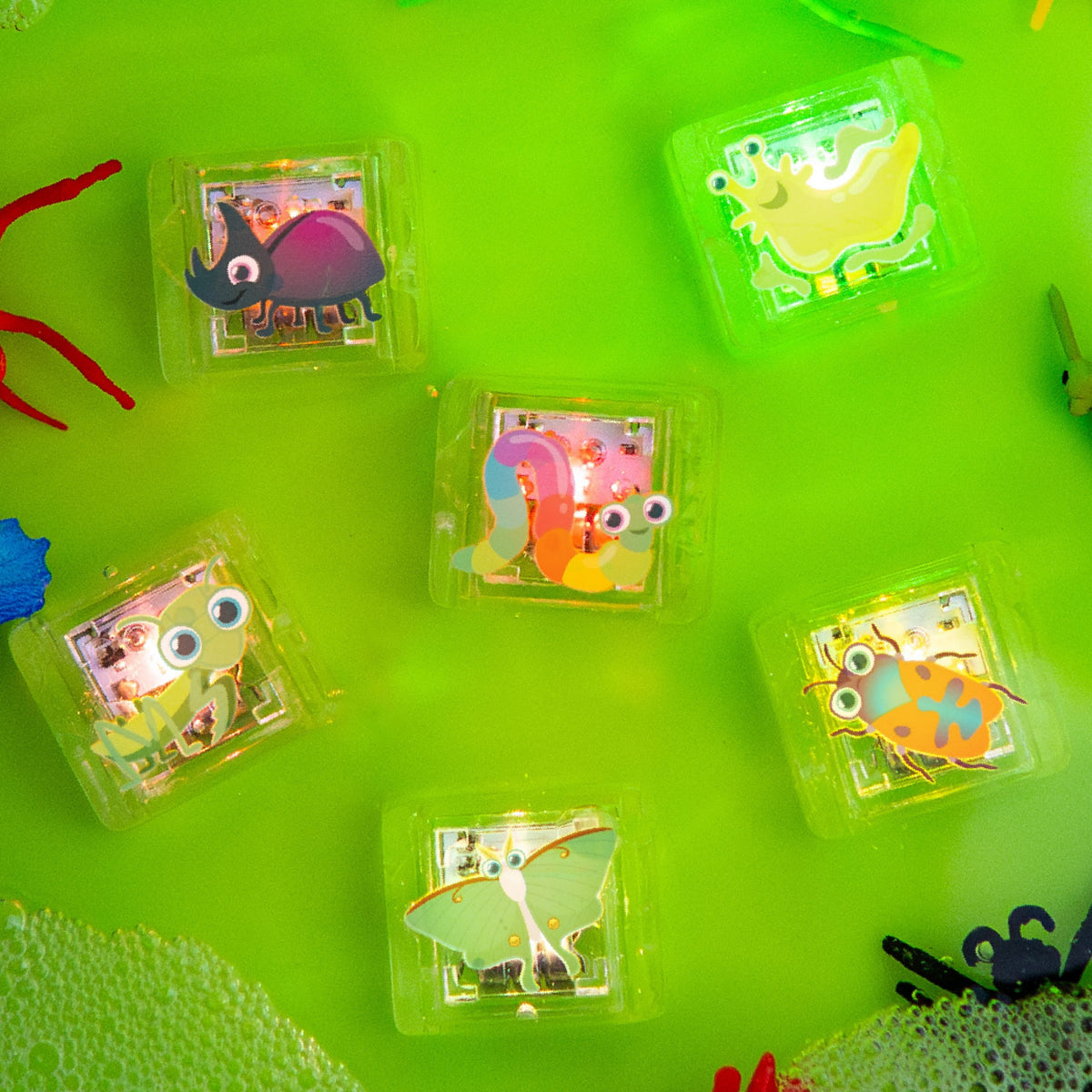 Insects Light-Up Cubes 6-Pack