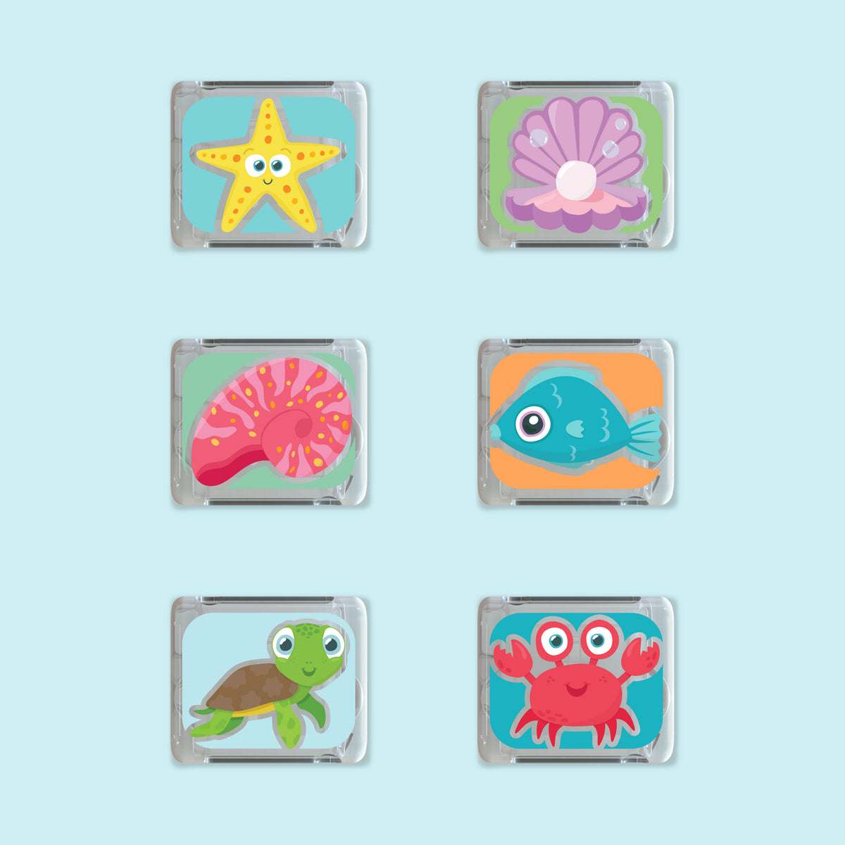 Ocean Light-Up Cubes 6-Pack