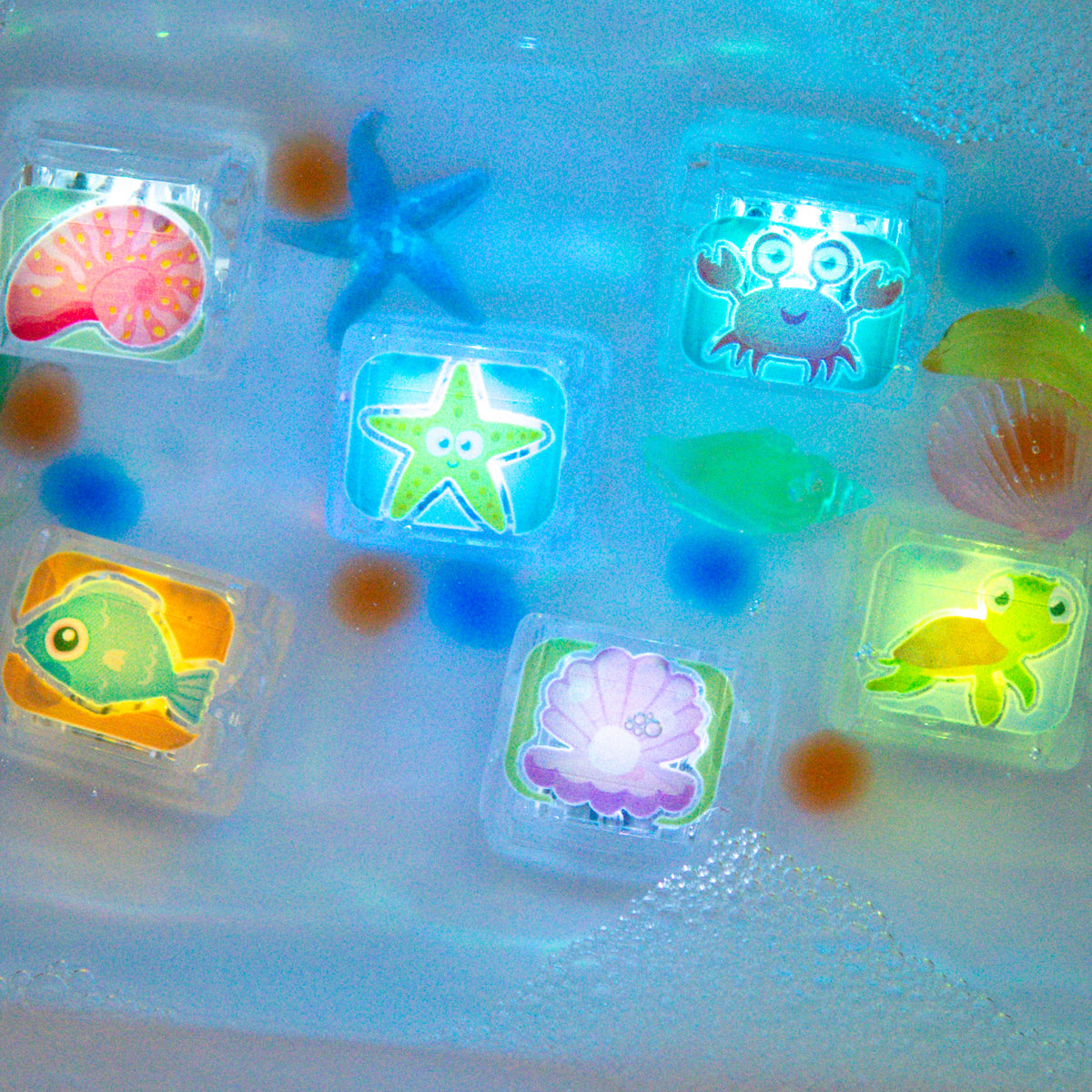 Ocean Light-Up Cubes 6-Pack