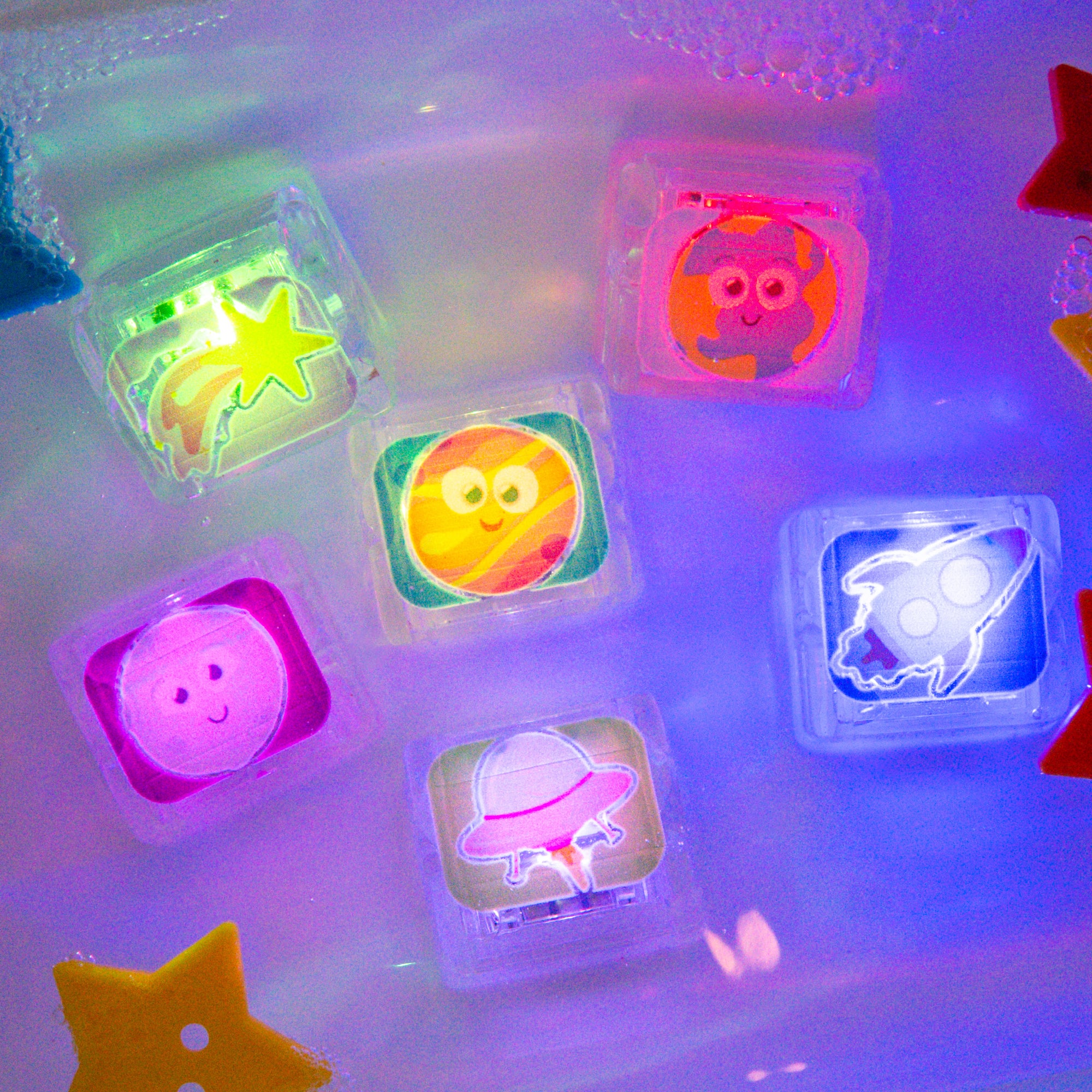 Limited Edition Light-Up Cubes, 6-Pack