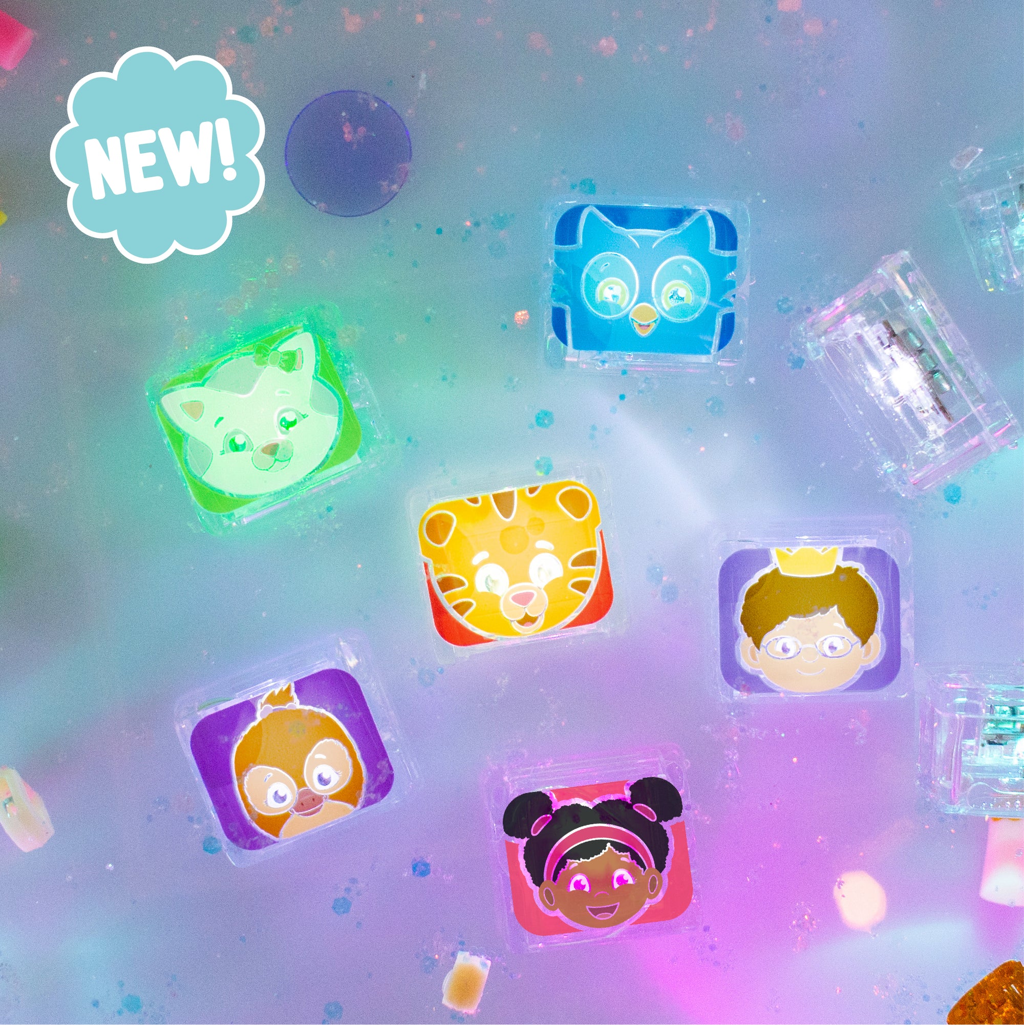 Daniel Tiger's Neighborhood Light-Up Cubes 6-Pack