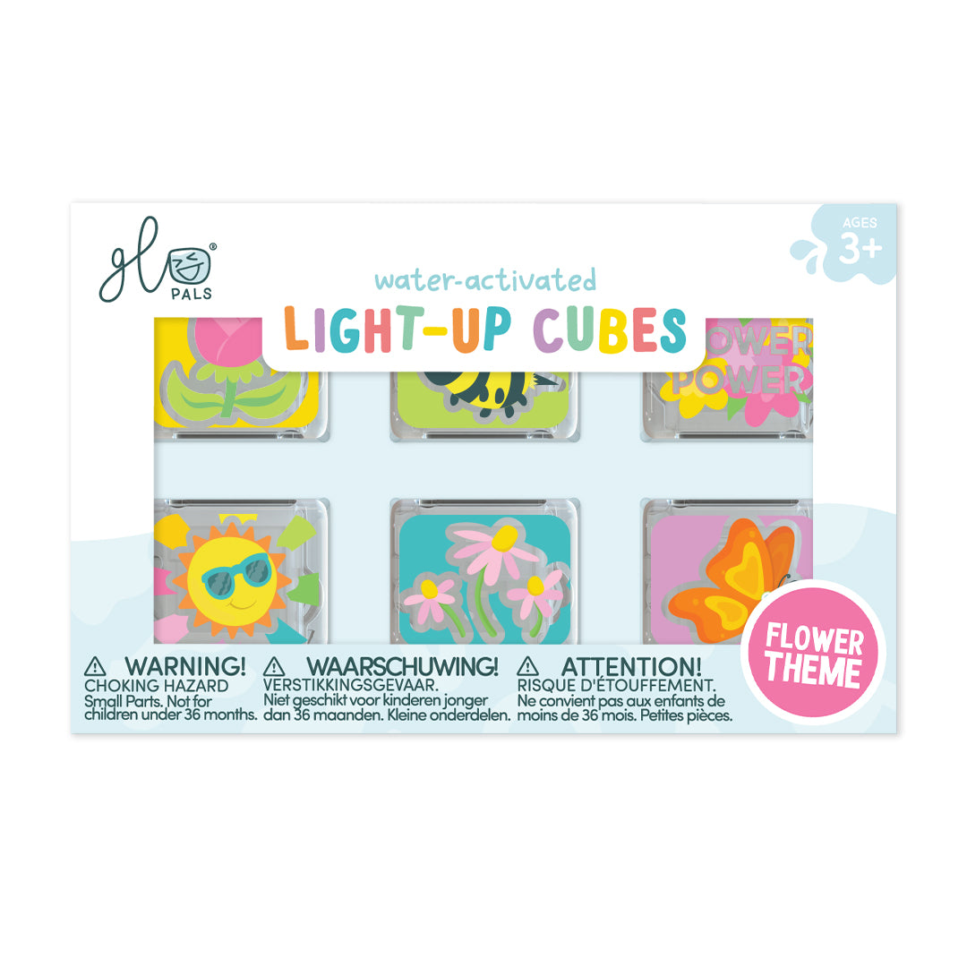 Flower Power Light-Up Cubes 6-Pack