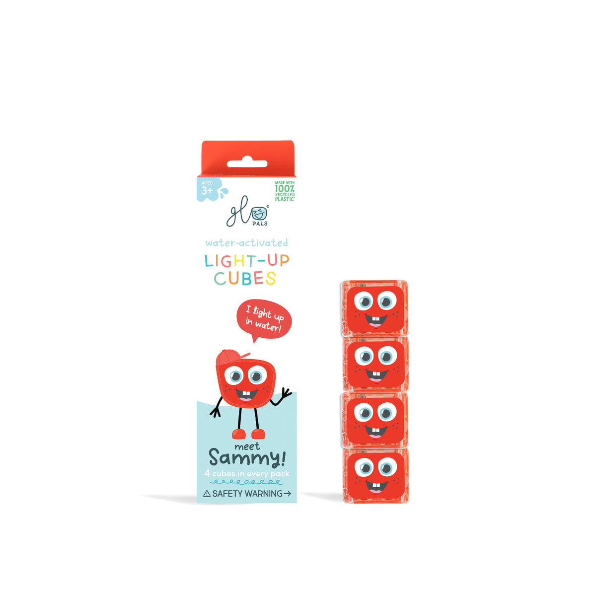 Sammy Light-Up Cubes 4-Pack
