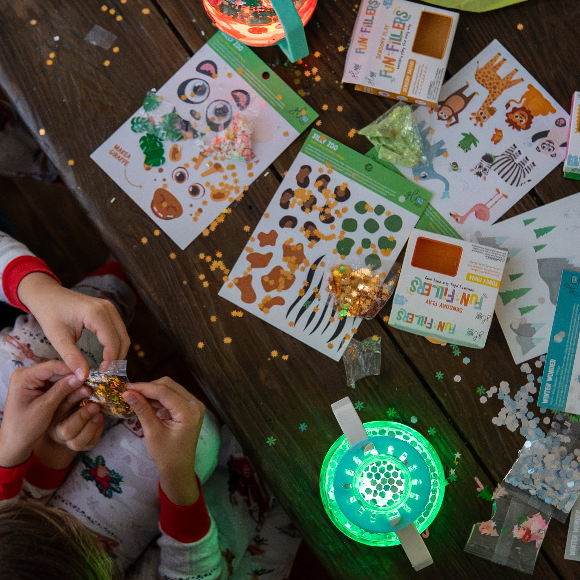 DIY Sensory Jar Gift Set - Zoo