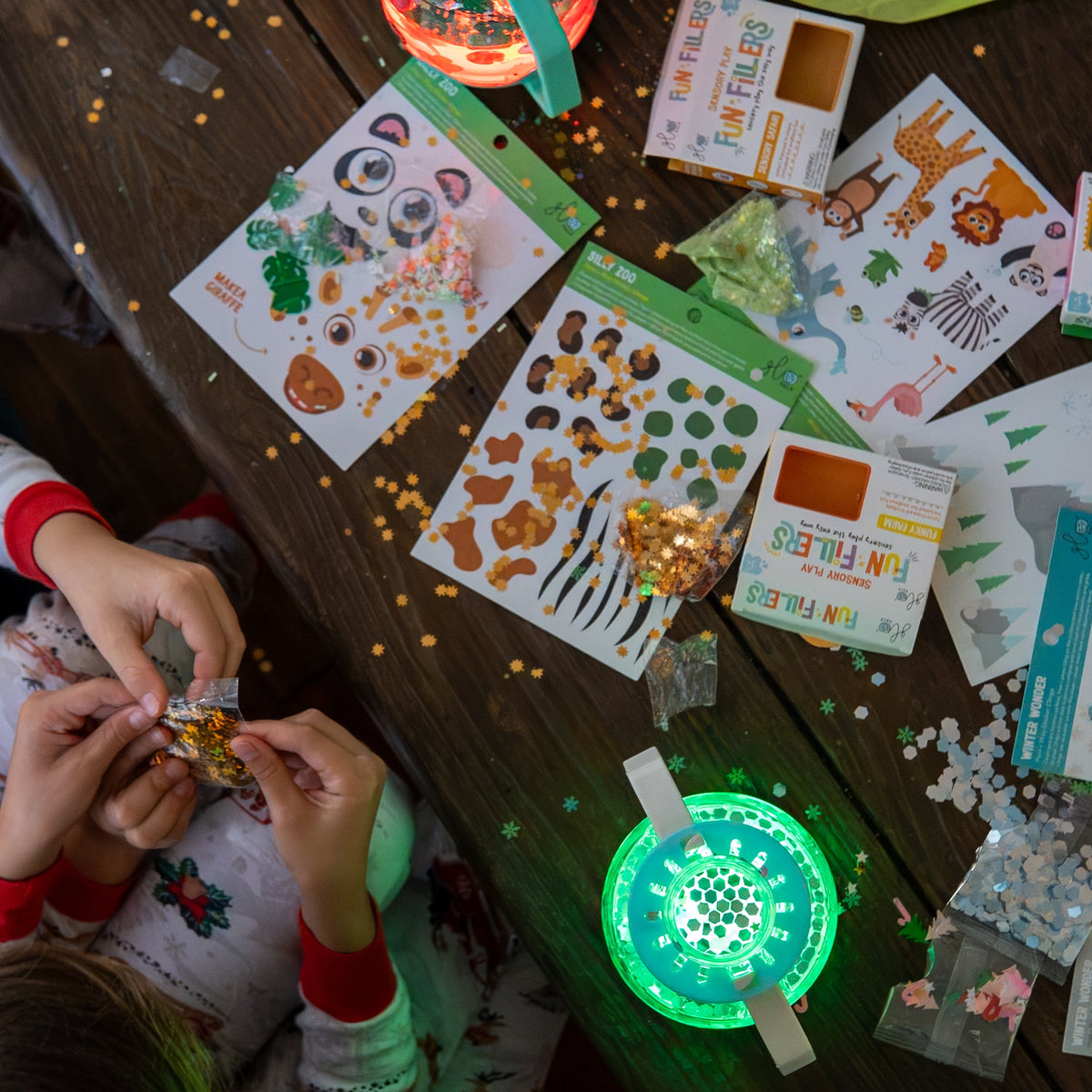 DIY Sensory Jar Gift Set - Zoo