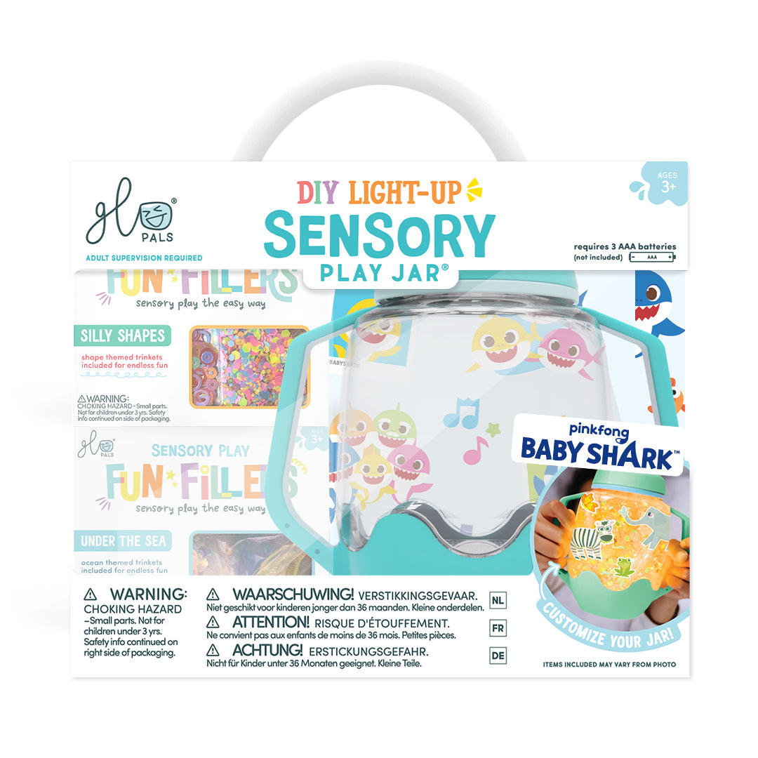 DIY Sensory Jar Gift Set - Baby Shark