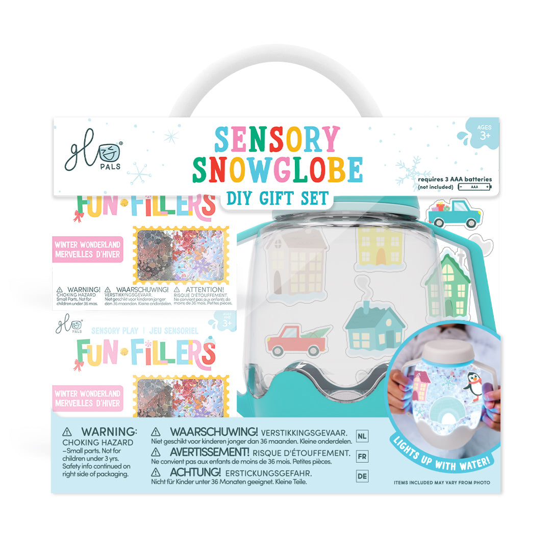 DIY Sensory Snowglobe Gift Set