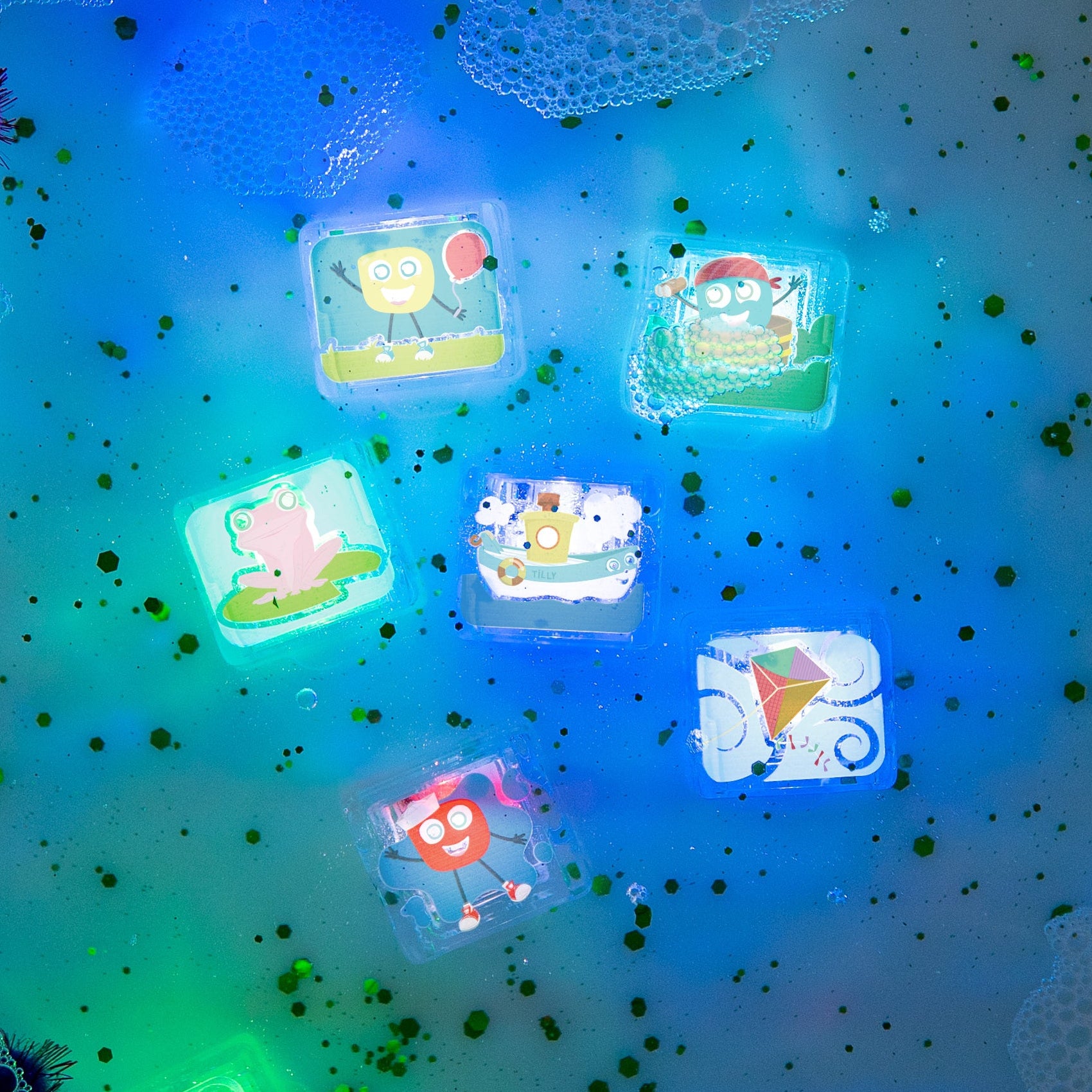 Light-Up Library™ Themed Cubes 6-Pack, Boys