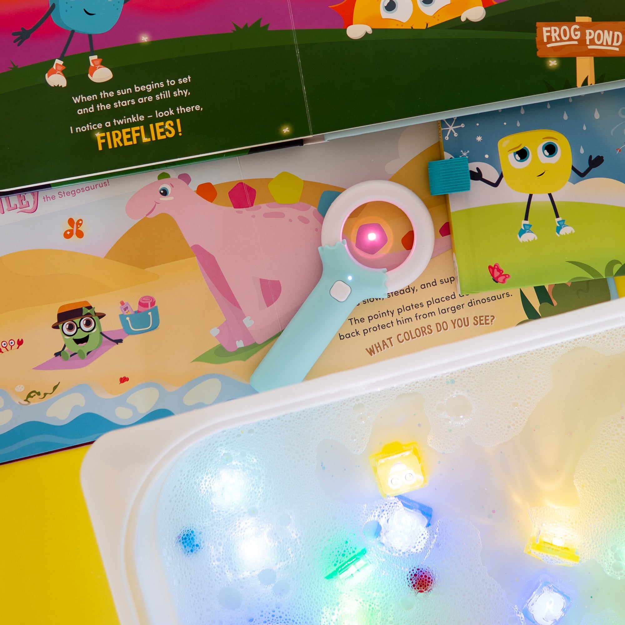 Light-Up Library™ - 3 Book Set, Original + Matching 6-Pack Cubes