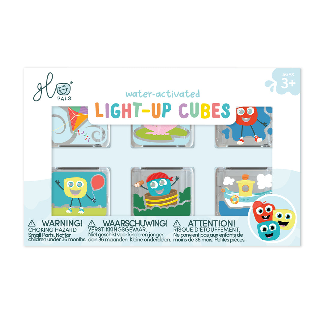 Light-Up Library™ Themed Cubes 6-Pack, Boys