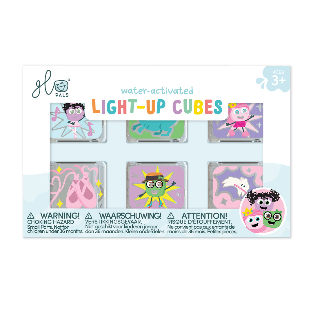 Light-Up Library™ Themed Cubes 6-Pack, Girls