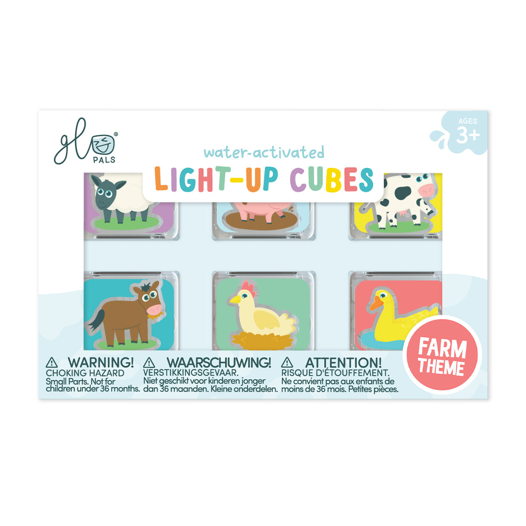 Farm Light-Up Cubes 6-Pack