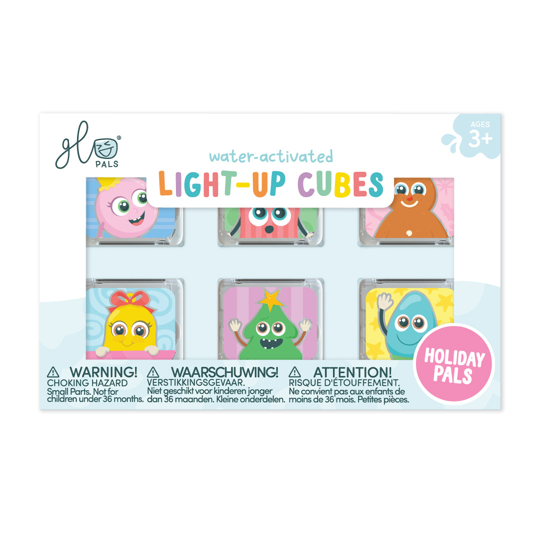 Holiday Pals Light-Up Cubes 6-Pack