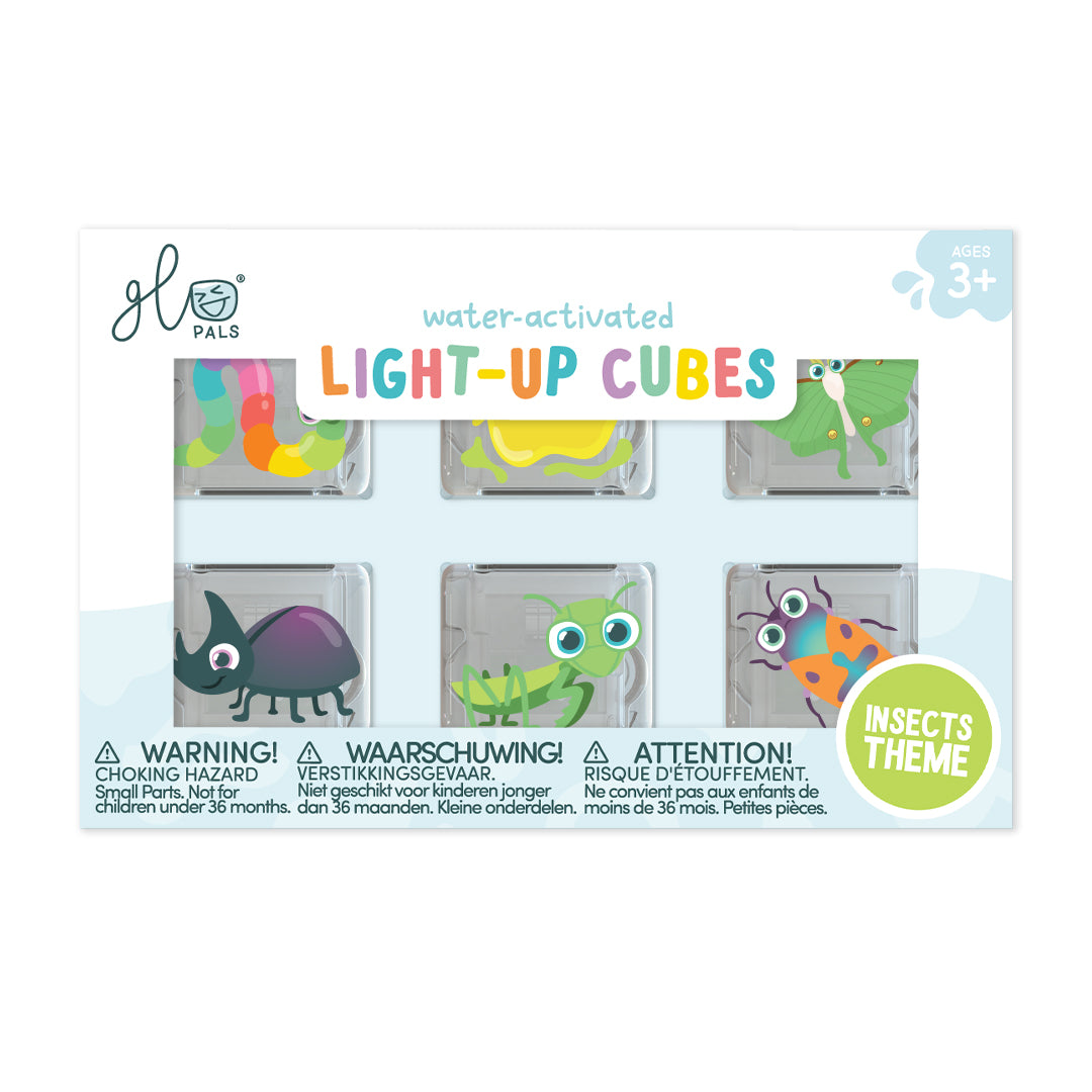 Insects Light-Up Cubes 6-Pack – Glo Pals