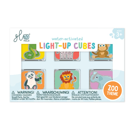 Zoo Light-Up Cubes 6-Pack