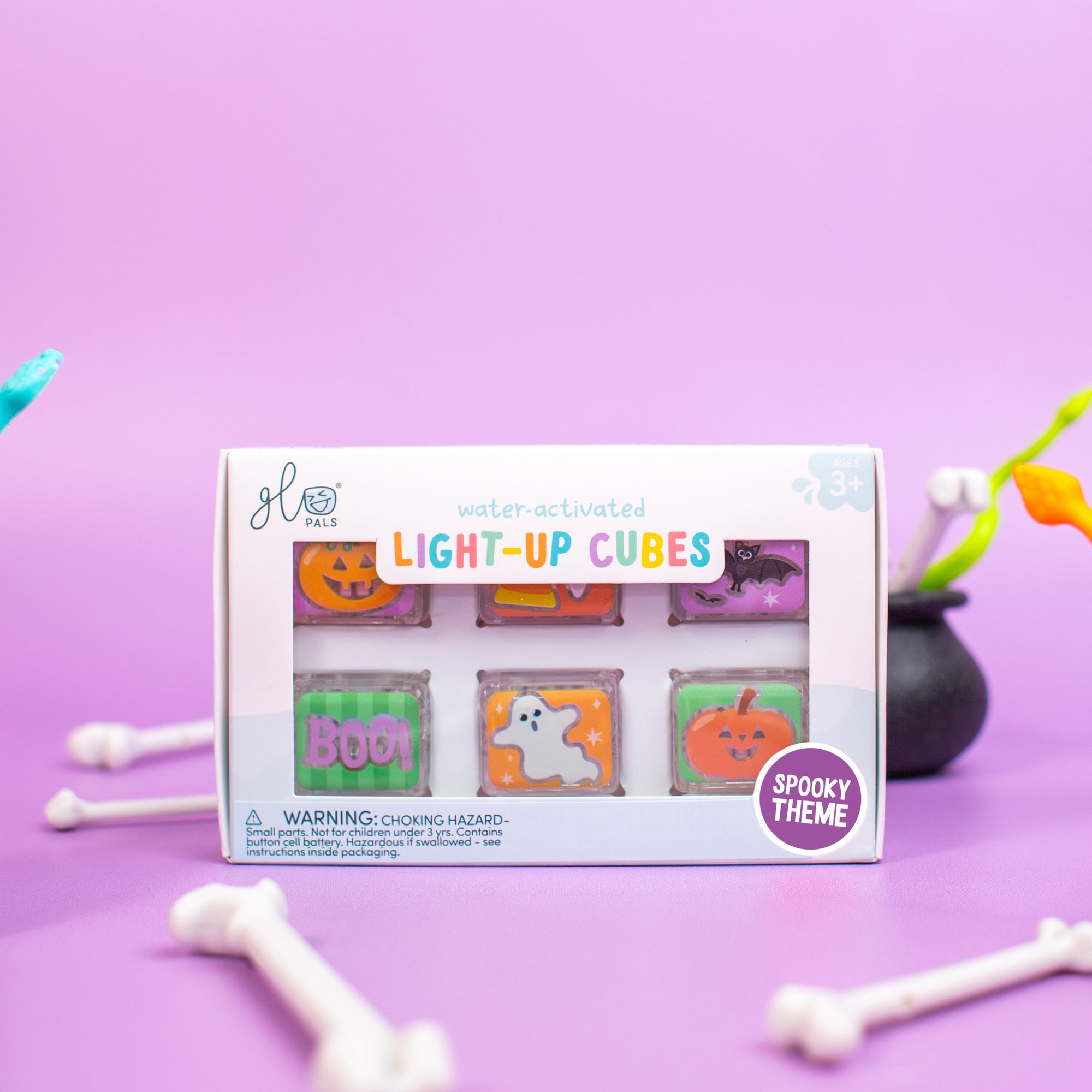 Halloween Light-Up Cubes 6-Pack