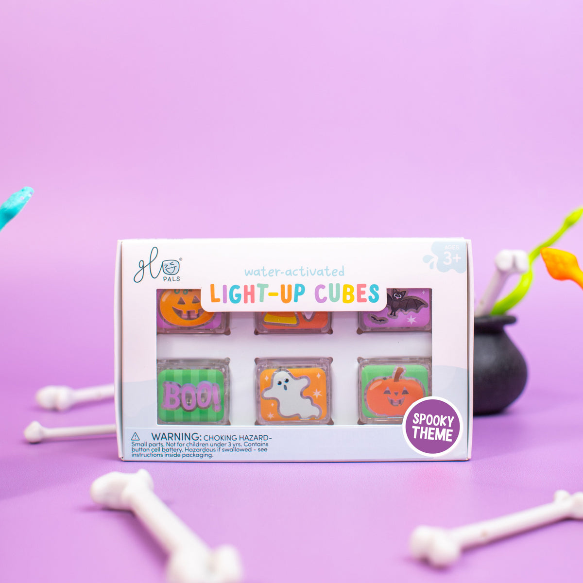 Halloween Light-Up Cubes 6-Pack