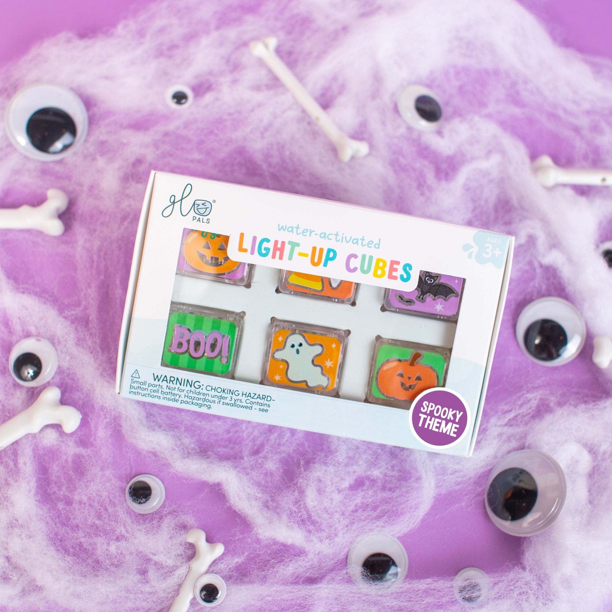 Halloween Light-Up Cubes 6-Pack