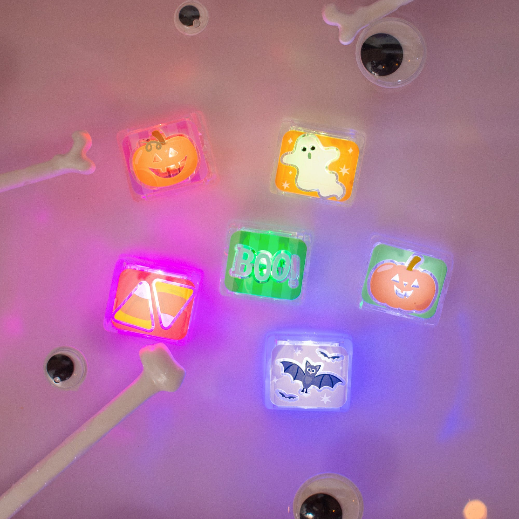 Halloween Light-Up Cubes 6-Pack