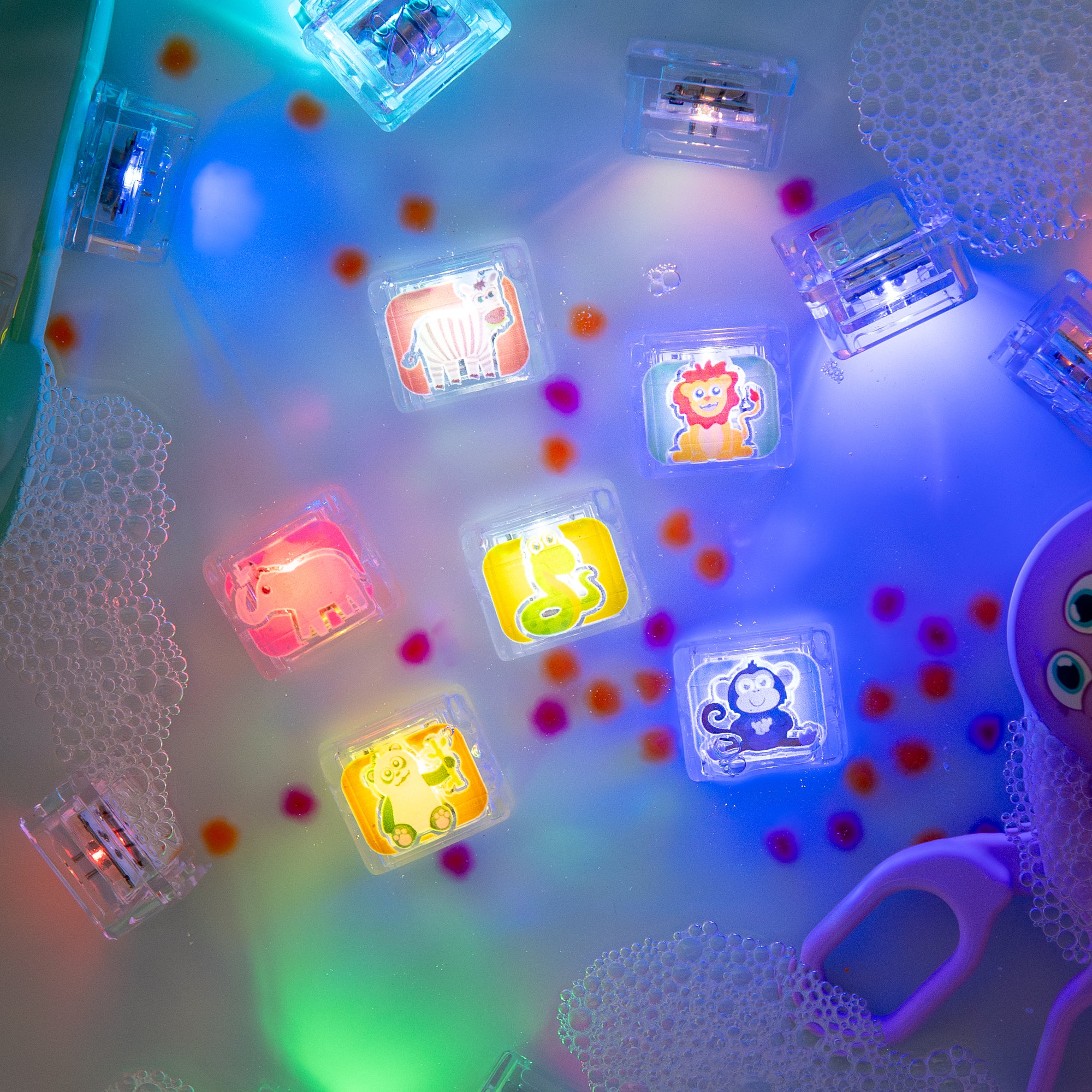 Zoo Light-Up Cubes 6-Pack