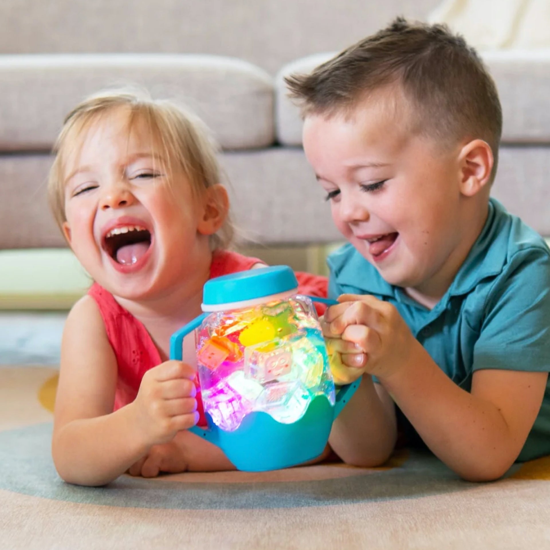 Glo Pals Mini Sensory Play Jar - Gum Drop main image 1