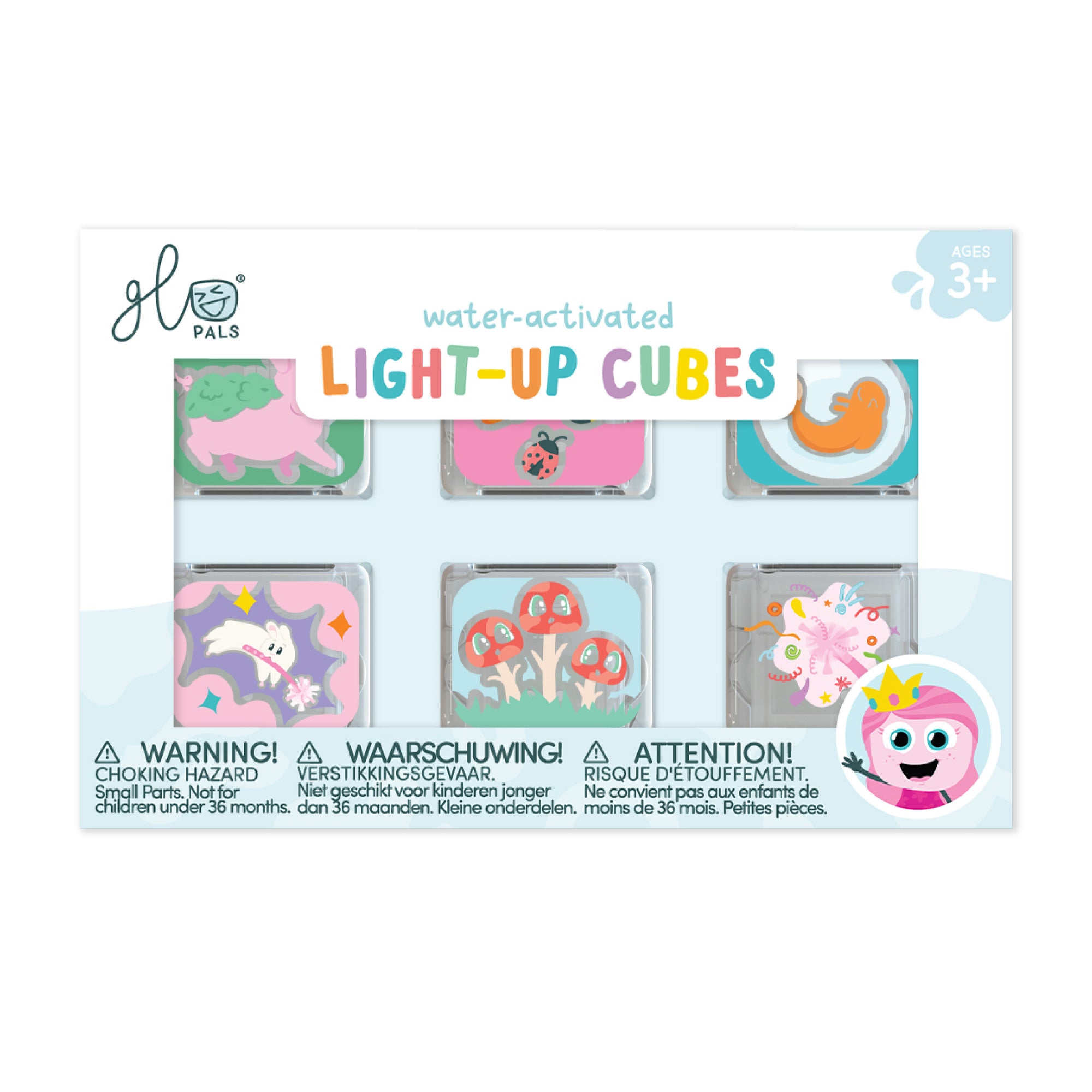 Princess Ida Light-Up Cubes 6-Pack