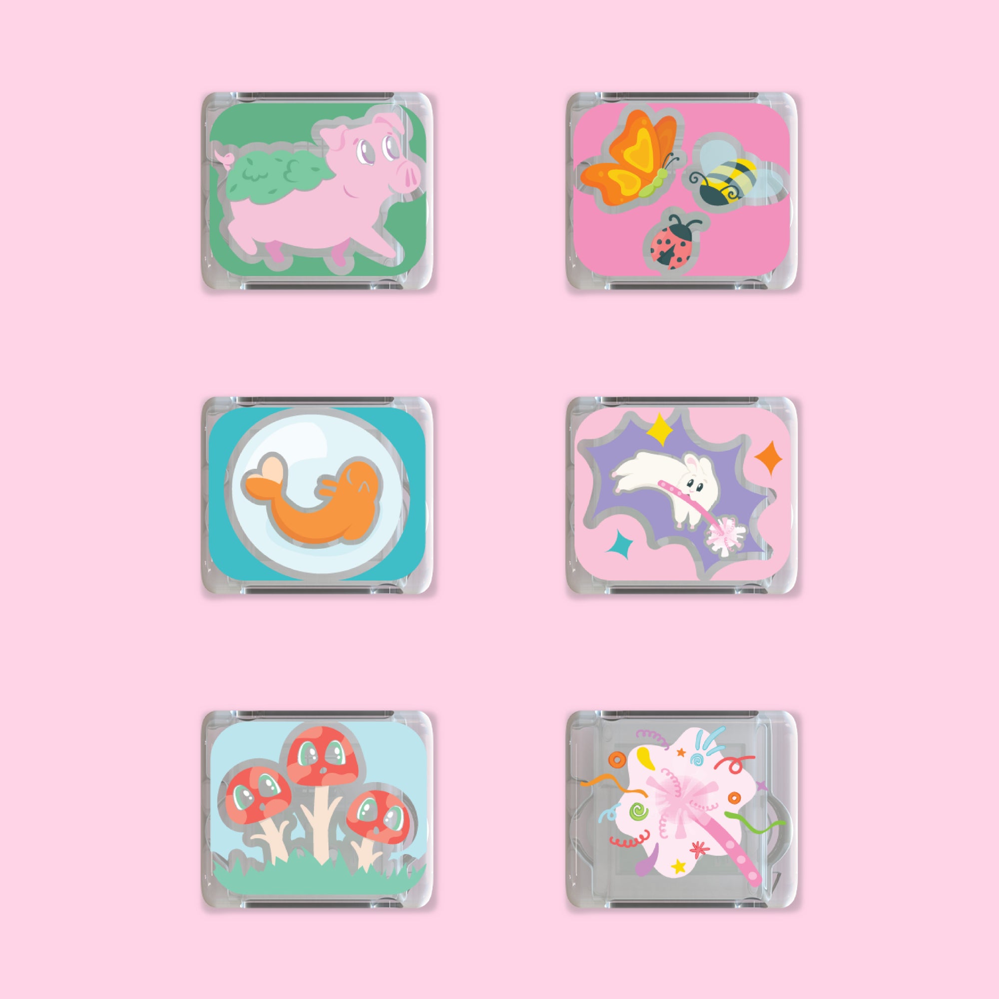 Princess Ida Light-Up Cubes 6-Pack