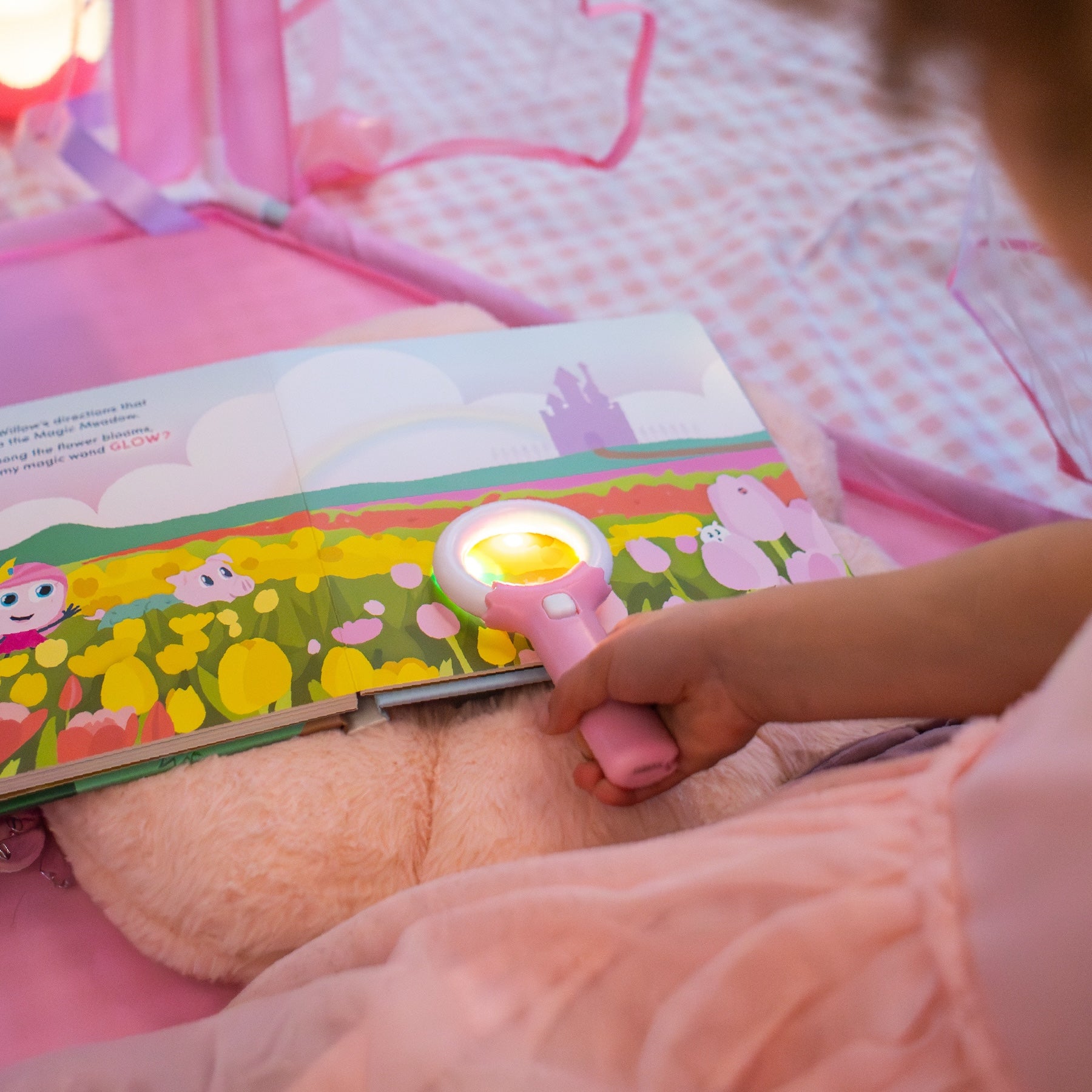 Light-Up Library™ - 3 Book Set, Girls + Matching 6-Pack Cubes